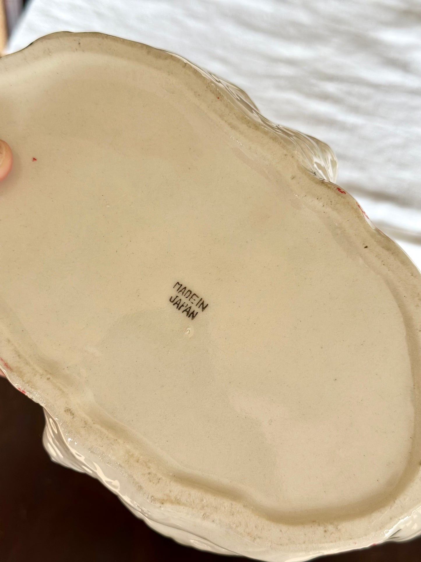 Vintage Handpainted Swan Planter