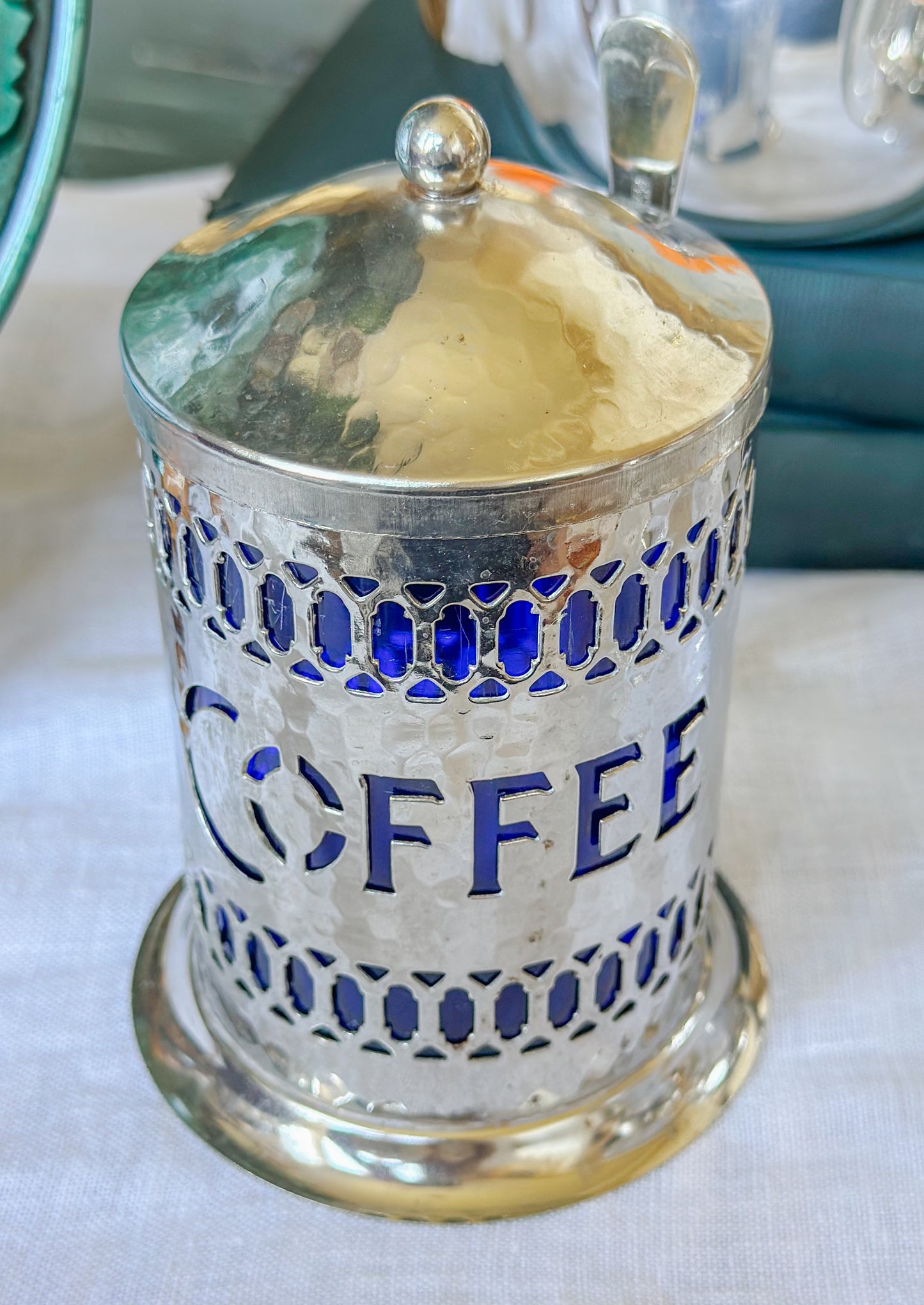 Vintage Silverplate Coffee Container
