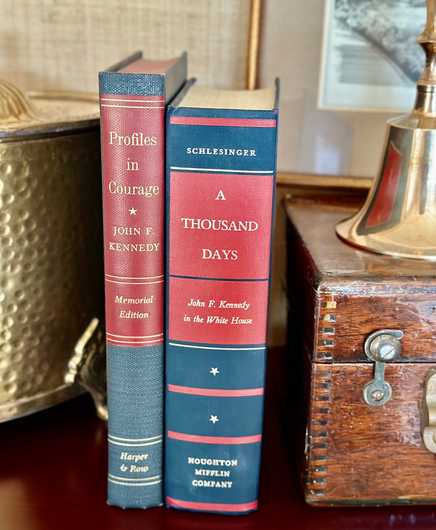 JFK Vintage Book Set: “Profiles in Courage” & “A Thousand Days”
