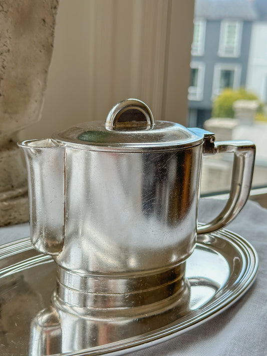 Vintage Hotel Silver Teapot by Berndorf
