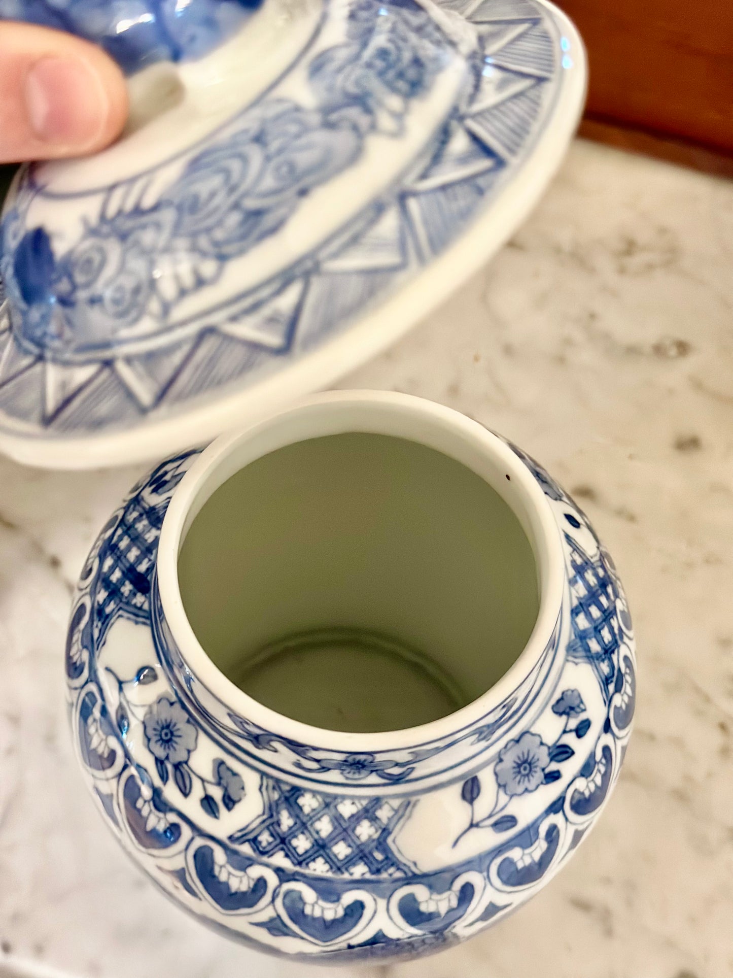 Blue & White Ginger Jar