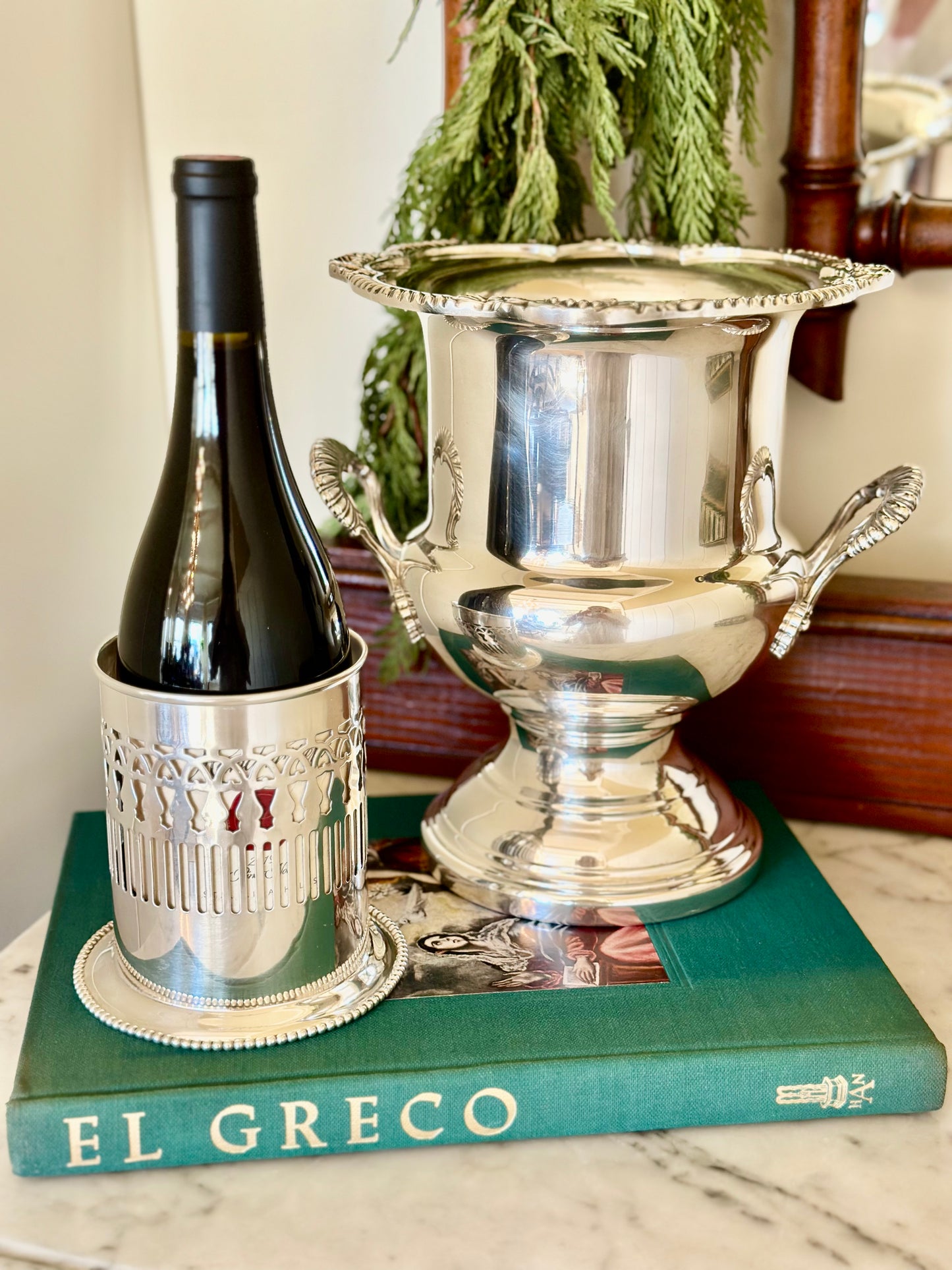 Vintage Trophy Style Champagne Bucket by Neiman Marcus