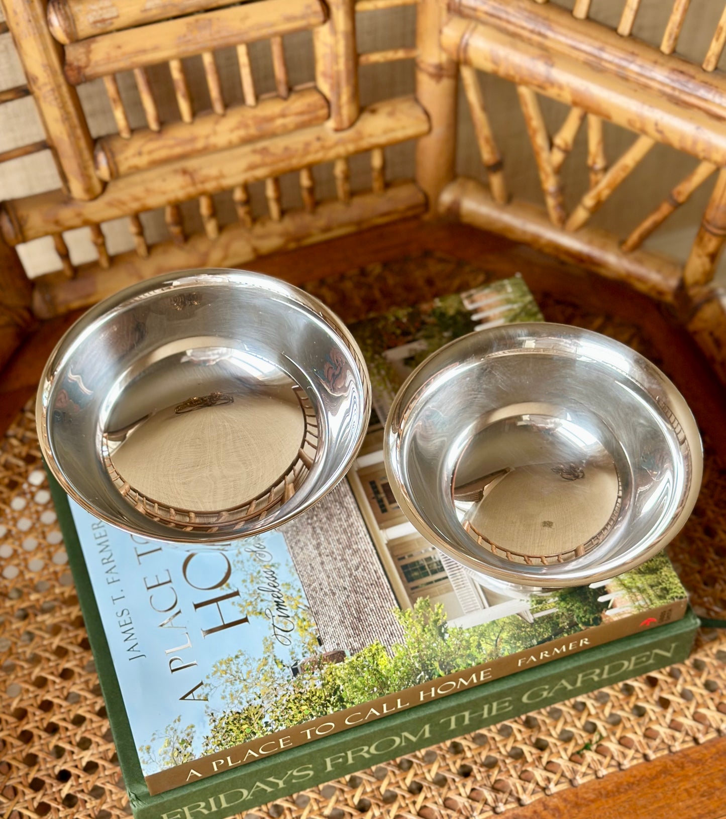 Vintage Silverplate Revere Bowls