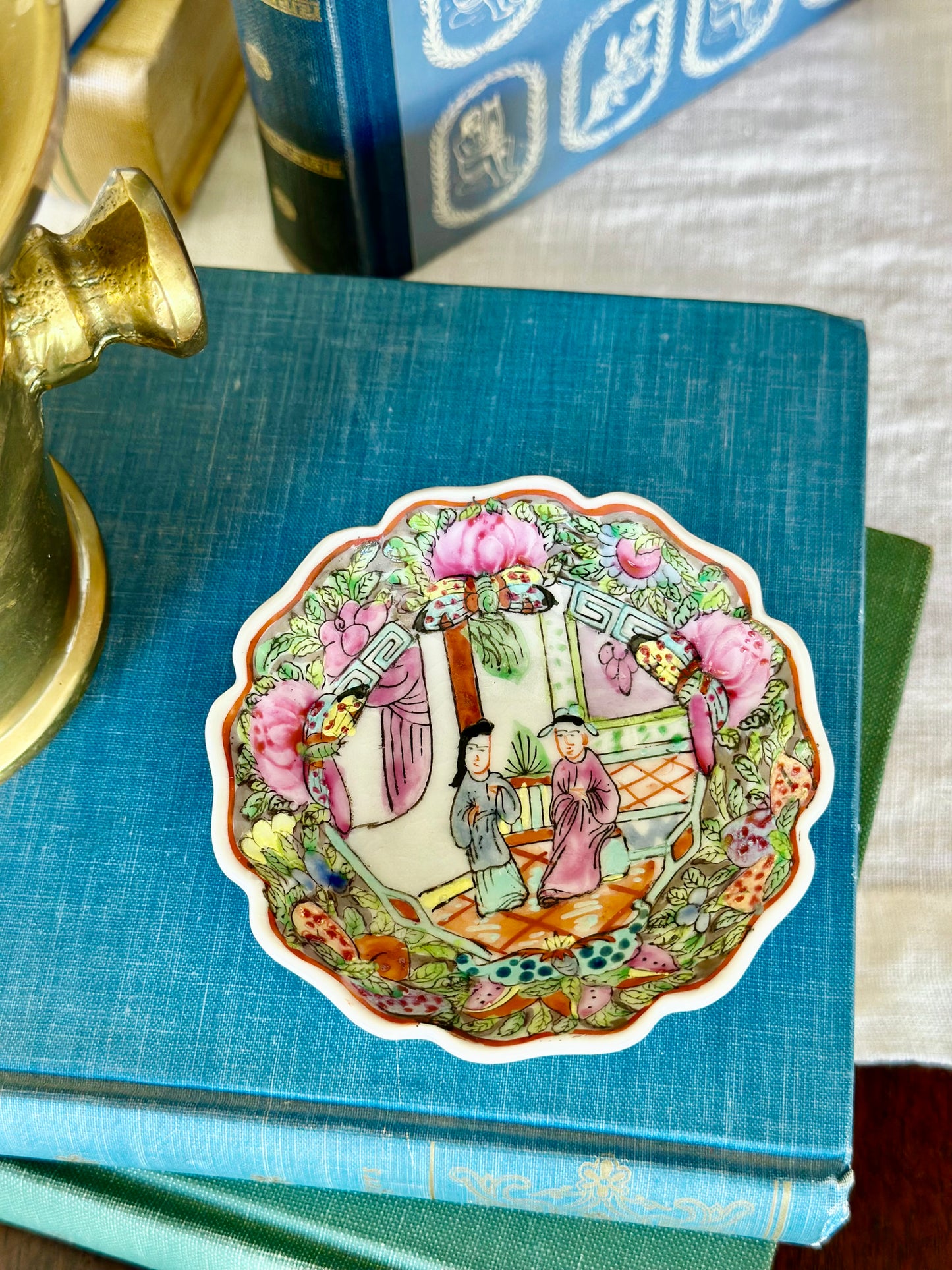 Rose Medallion Trinket Dish