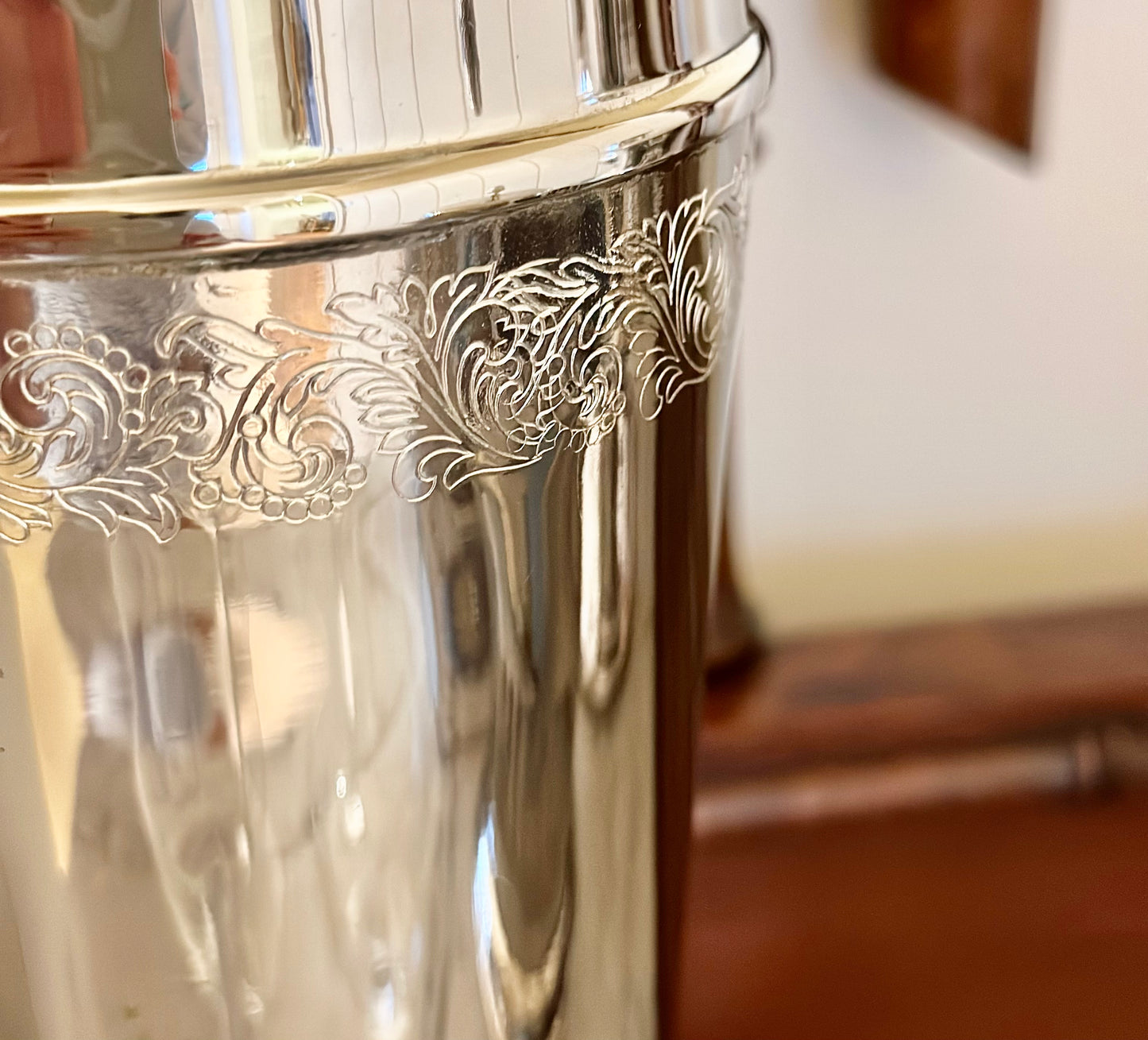 Art Deco Silver Cocktail Shaker