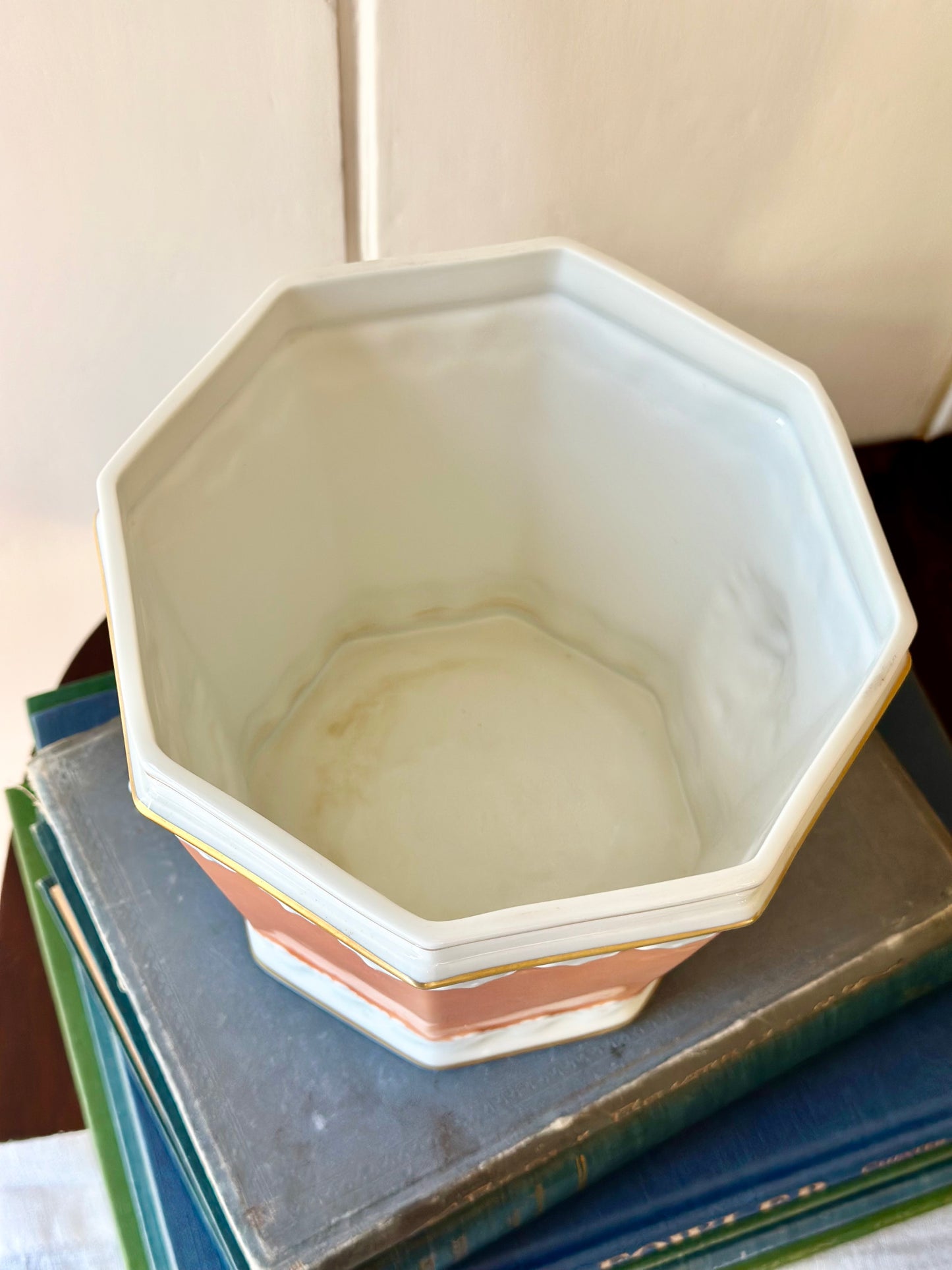 Vintage Mottahedeh Vista Alegre Portugal Porcelain Cachepot