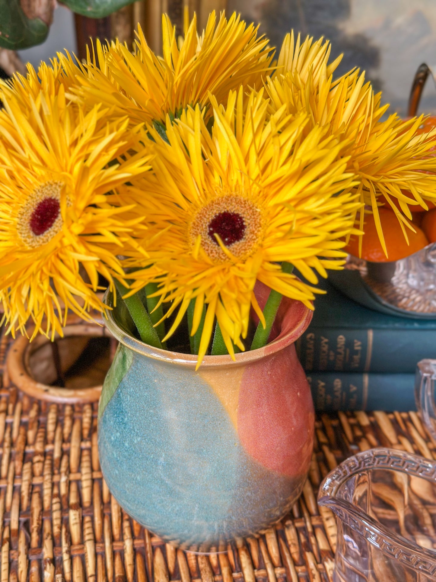 Connections Pottery Rainbow Vase