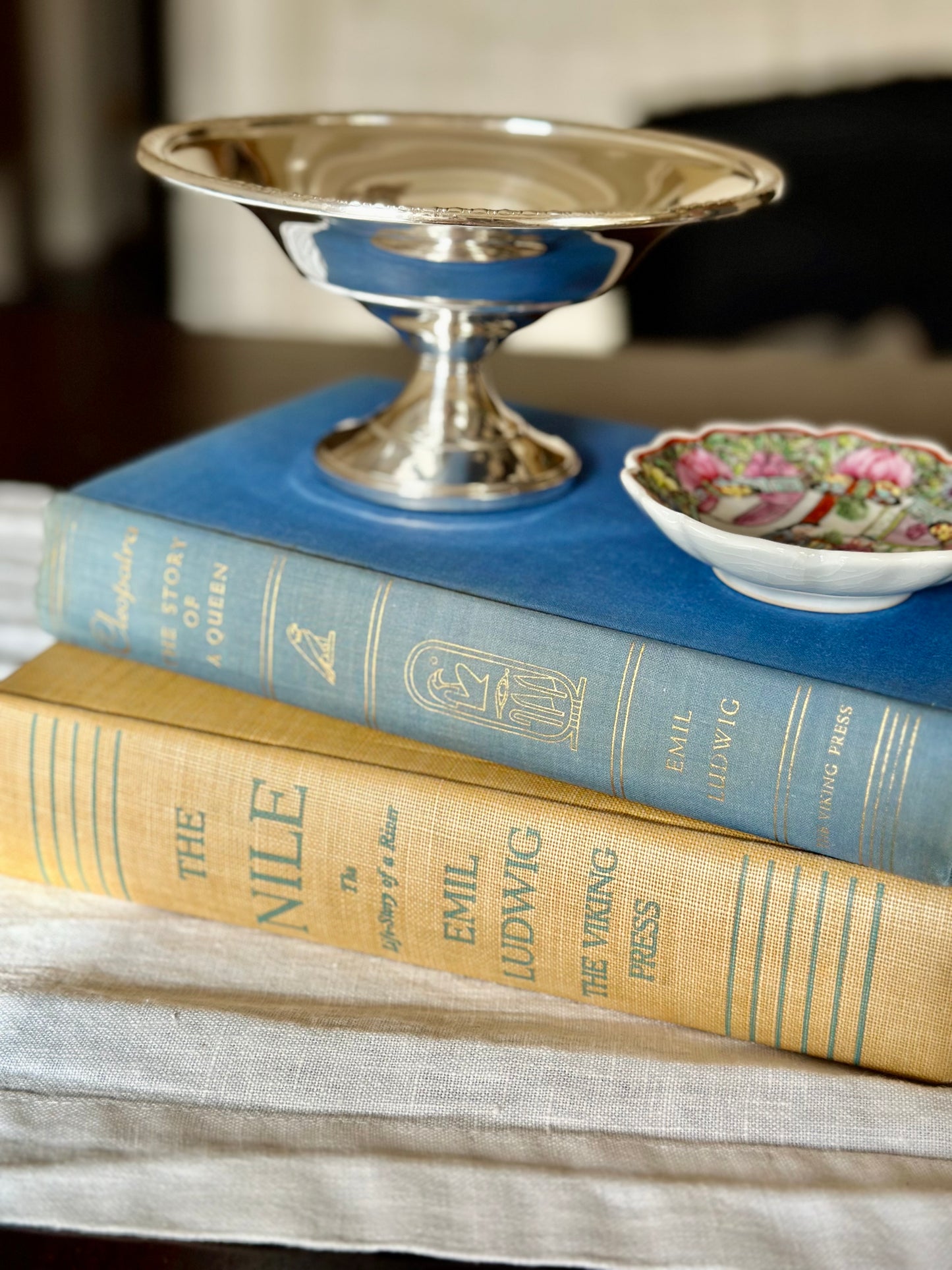 Cleopatra & The Nile Vintage Book Duo (Set of 2)