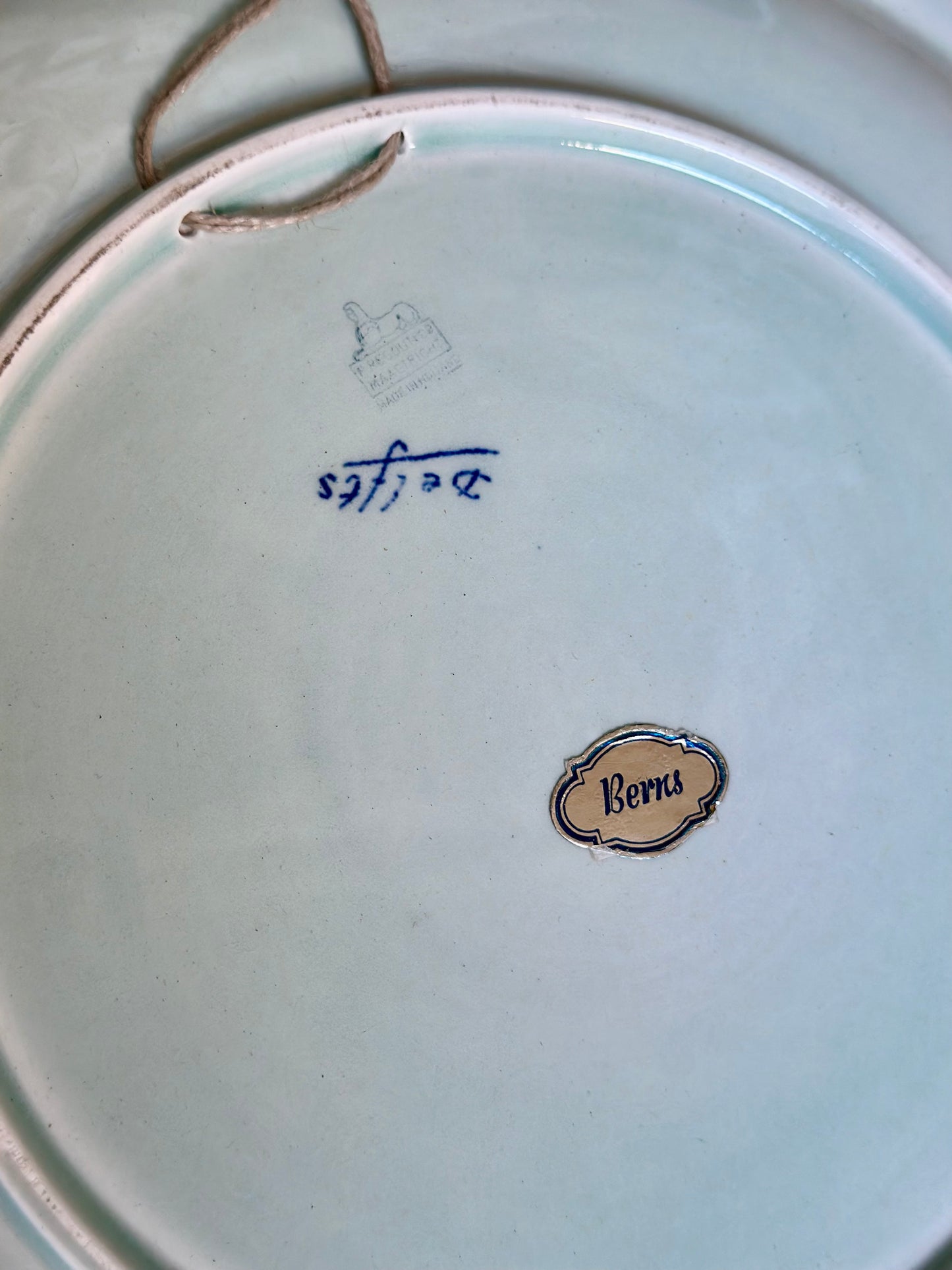 Large Round Delft Platters (Set of 3)