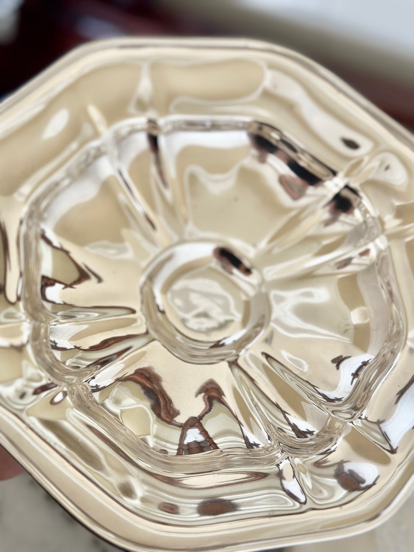 Silverplate Pedestal Dish