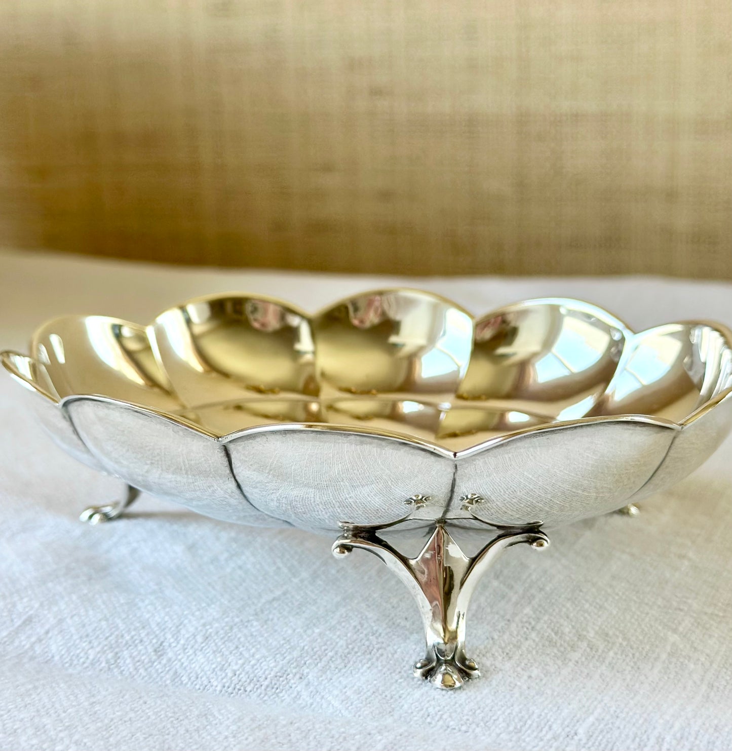 Sterling Silver Footed Bon Bon Dish
