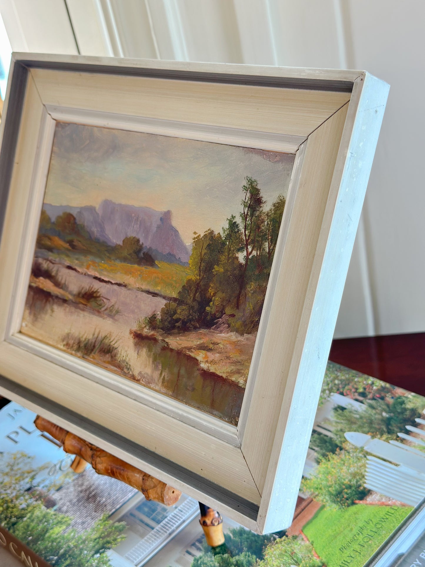 ‘View of Table Mountain from Cape Fear’ Oil Painting