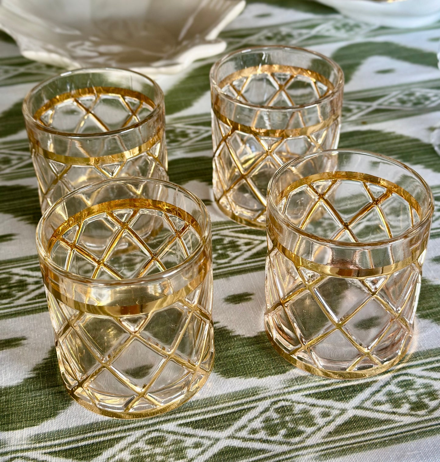 Altuzarra 18K Gold Lattice Highball Glasses (Set of 4)