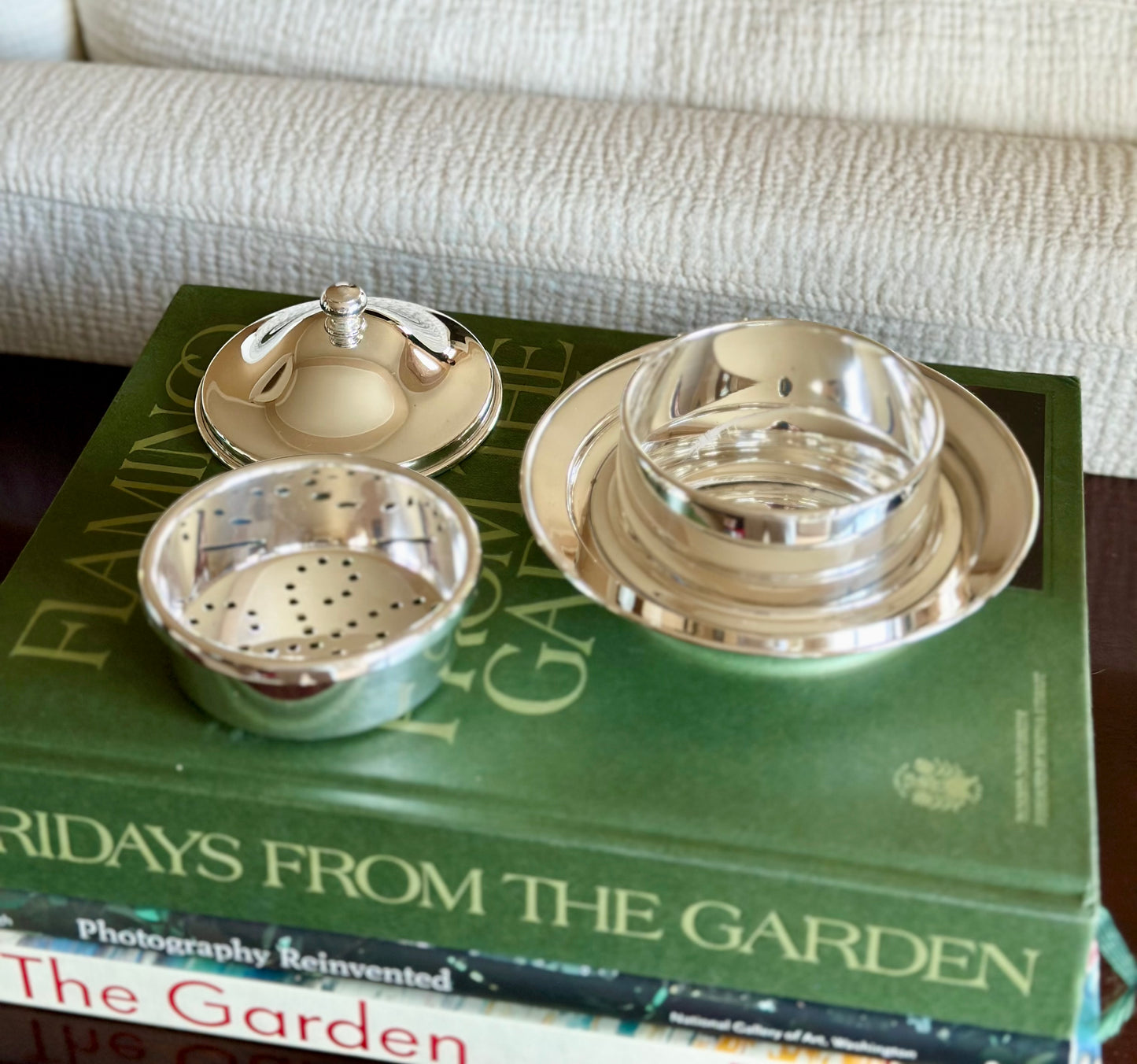 Silverplate Butter Dish