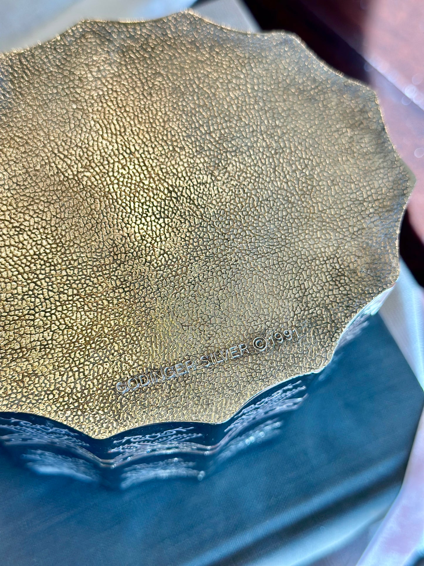 Vintage Silverplate Trinket Box