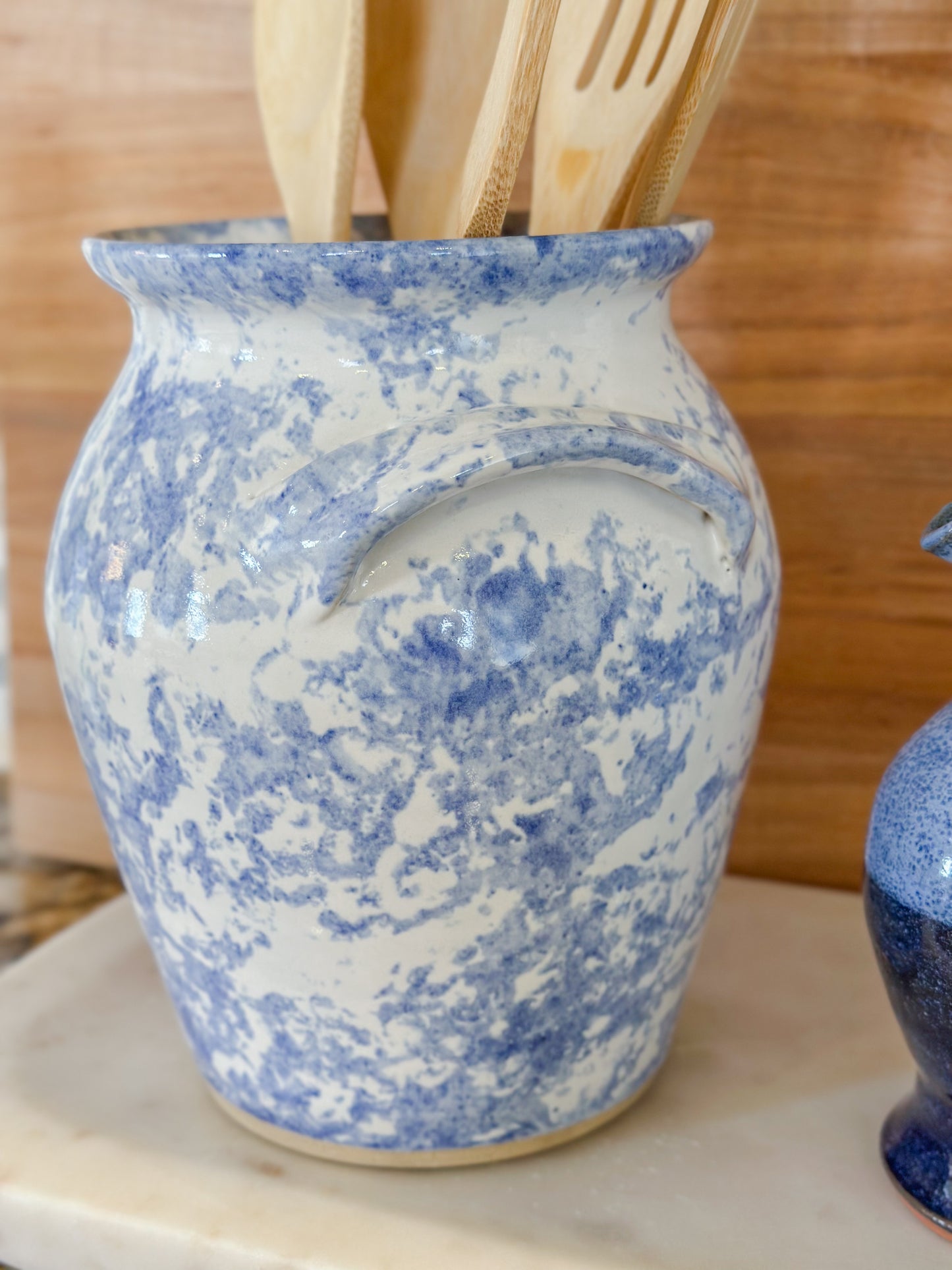 Seagrove Spongeware Crock