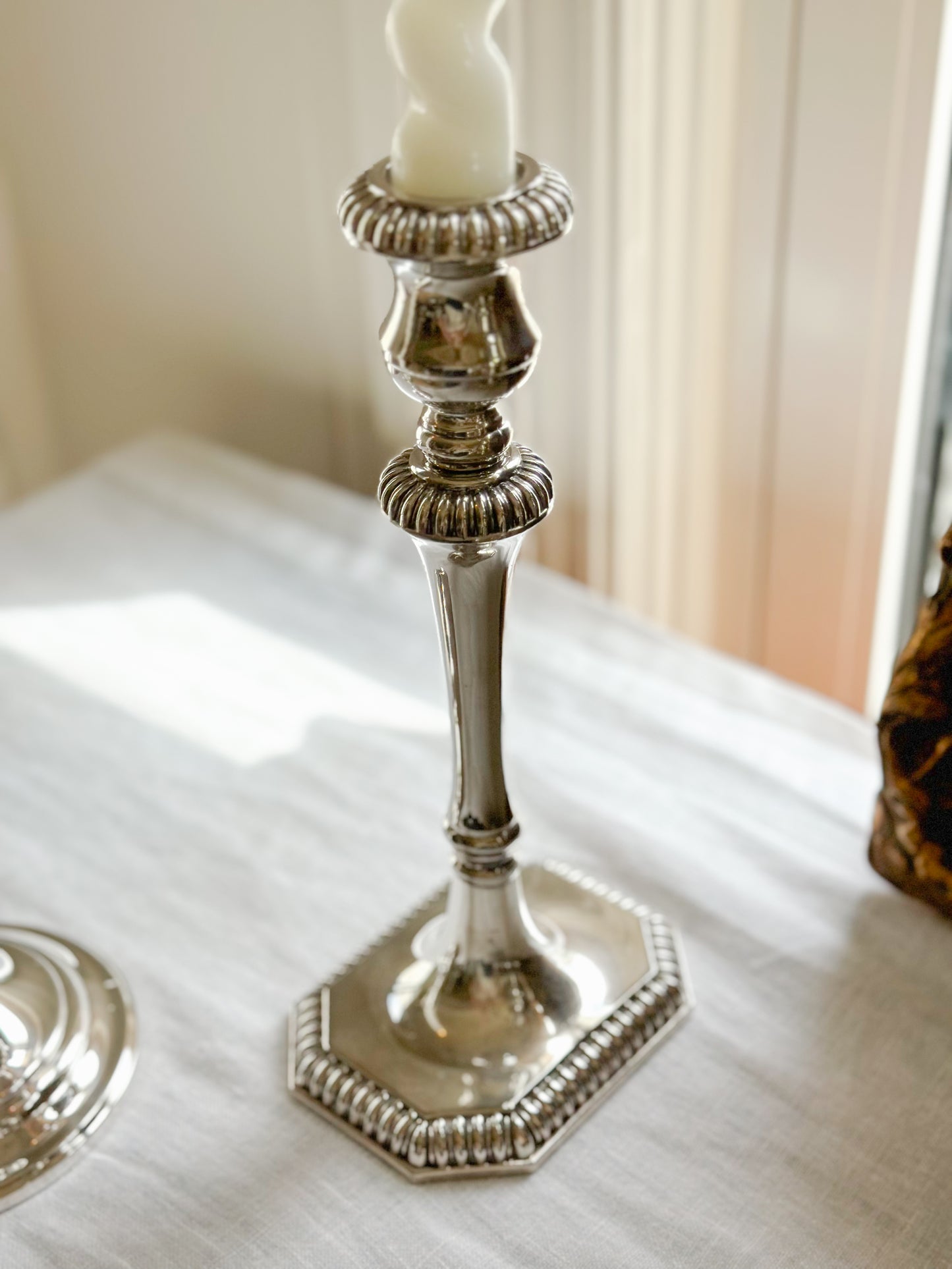 Sheffield Silverplate Candlesticks
