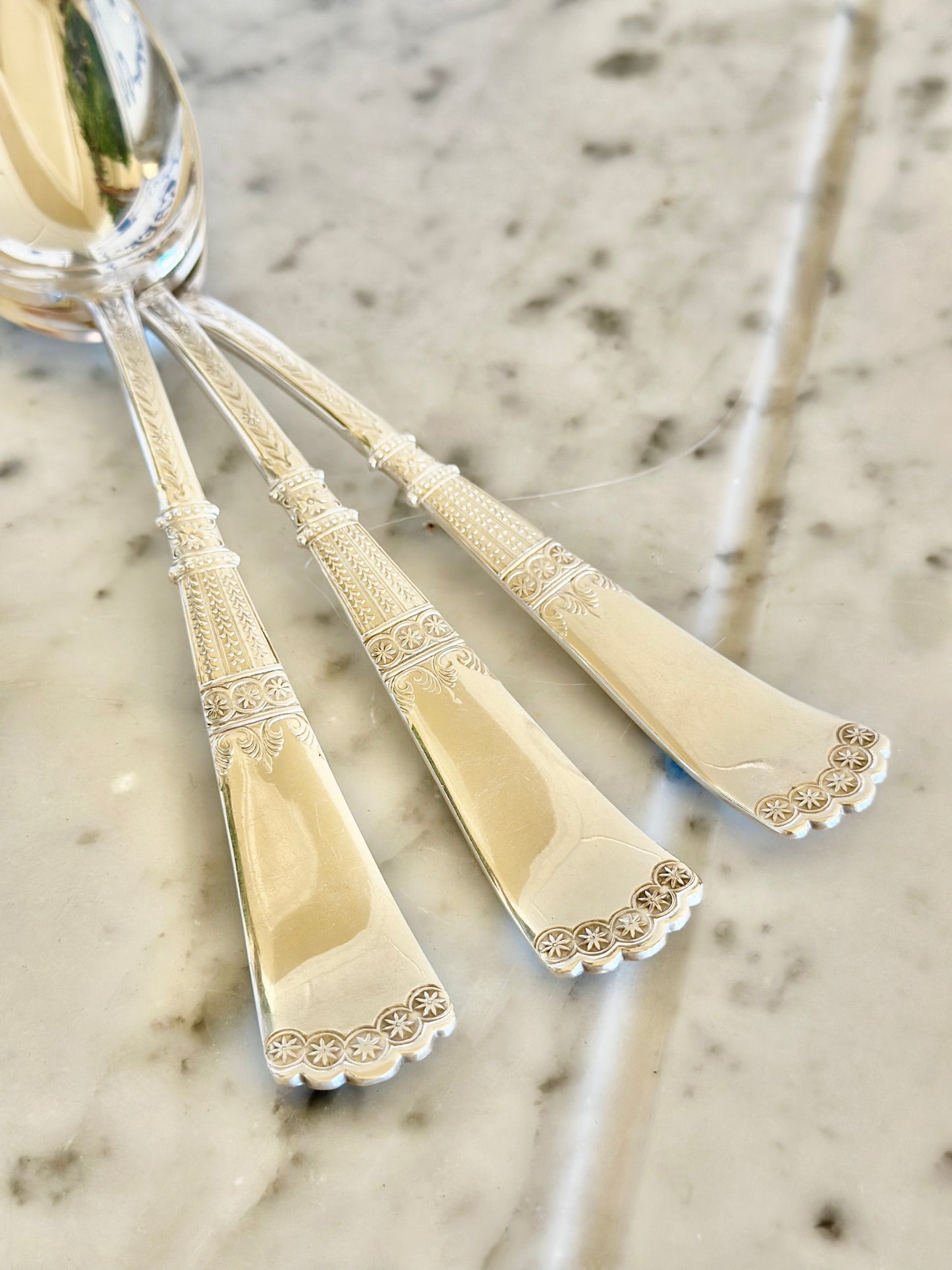 Silverplate Serving Spoons (Set of 3)