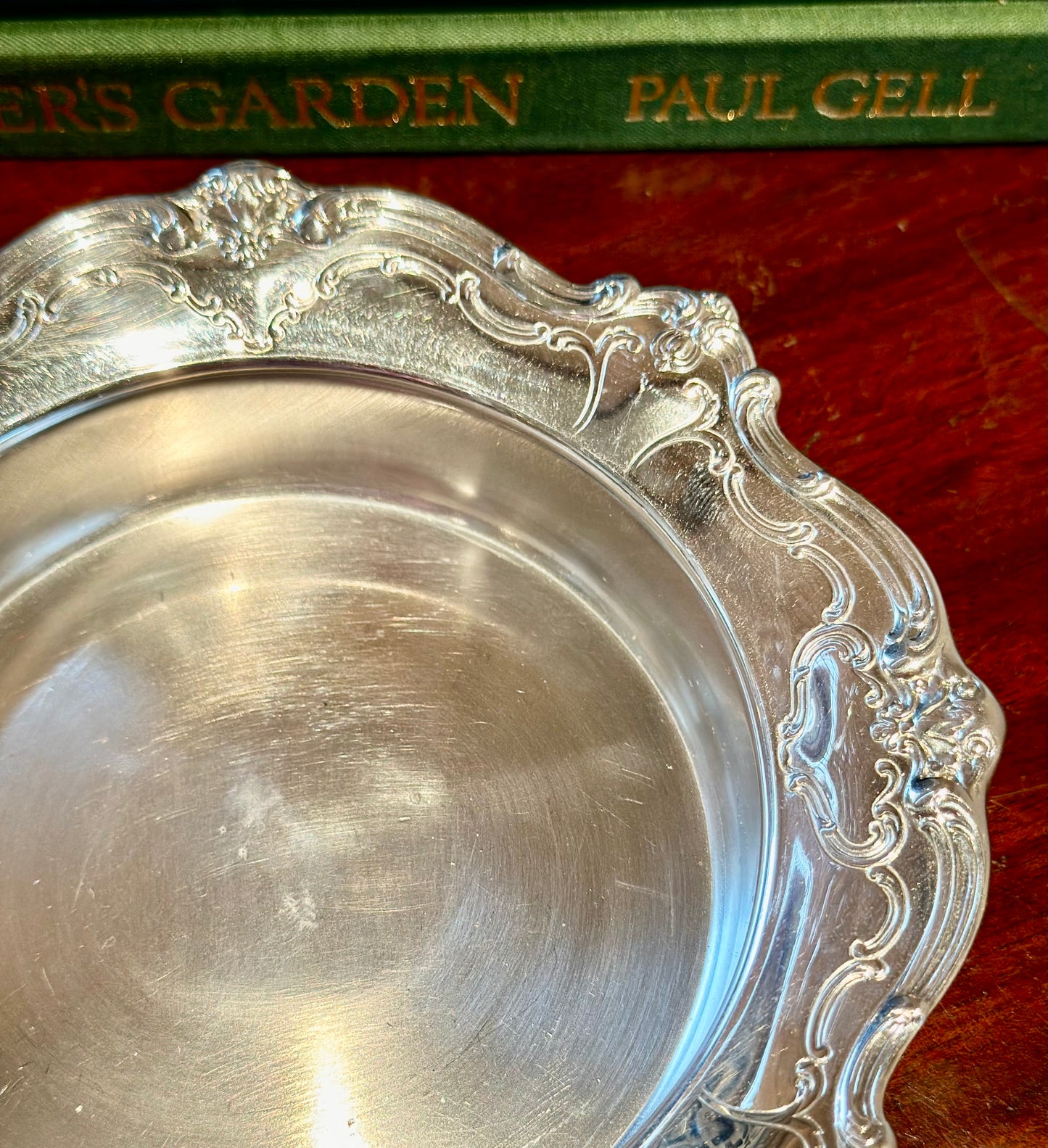 Vintage Silverplate Wine Bottle Coaster