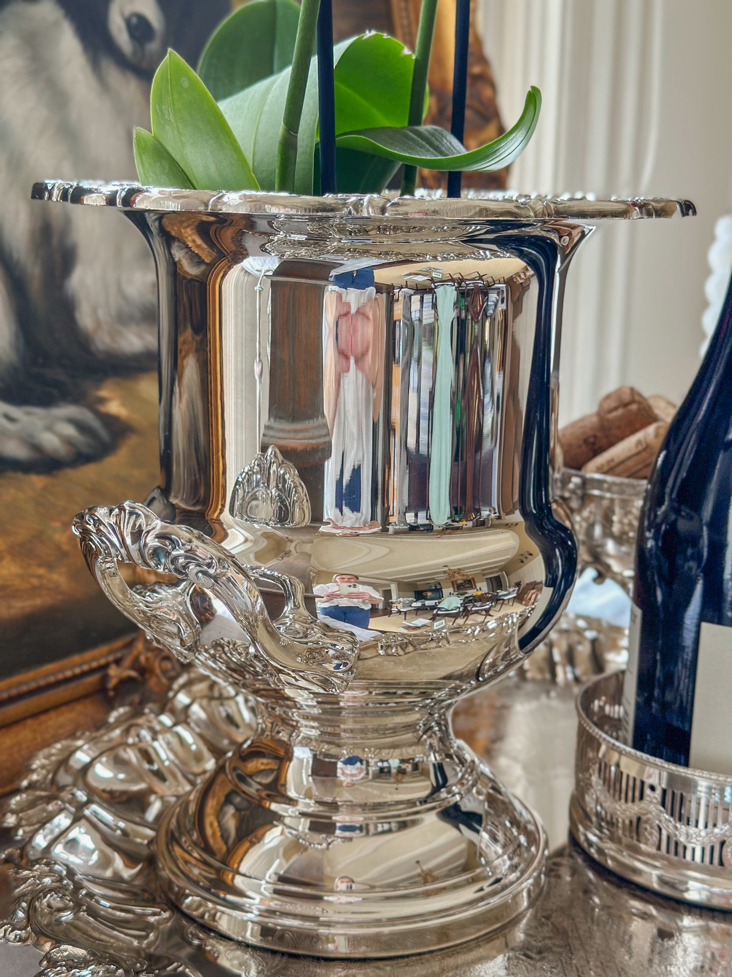 Vintage Silverplate Champagne Bucket