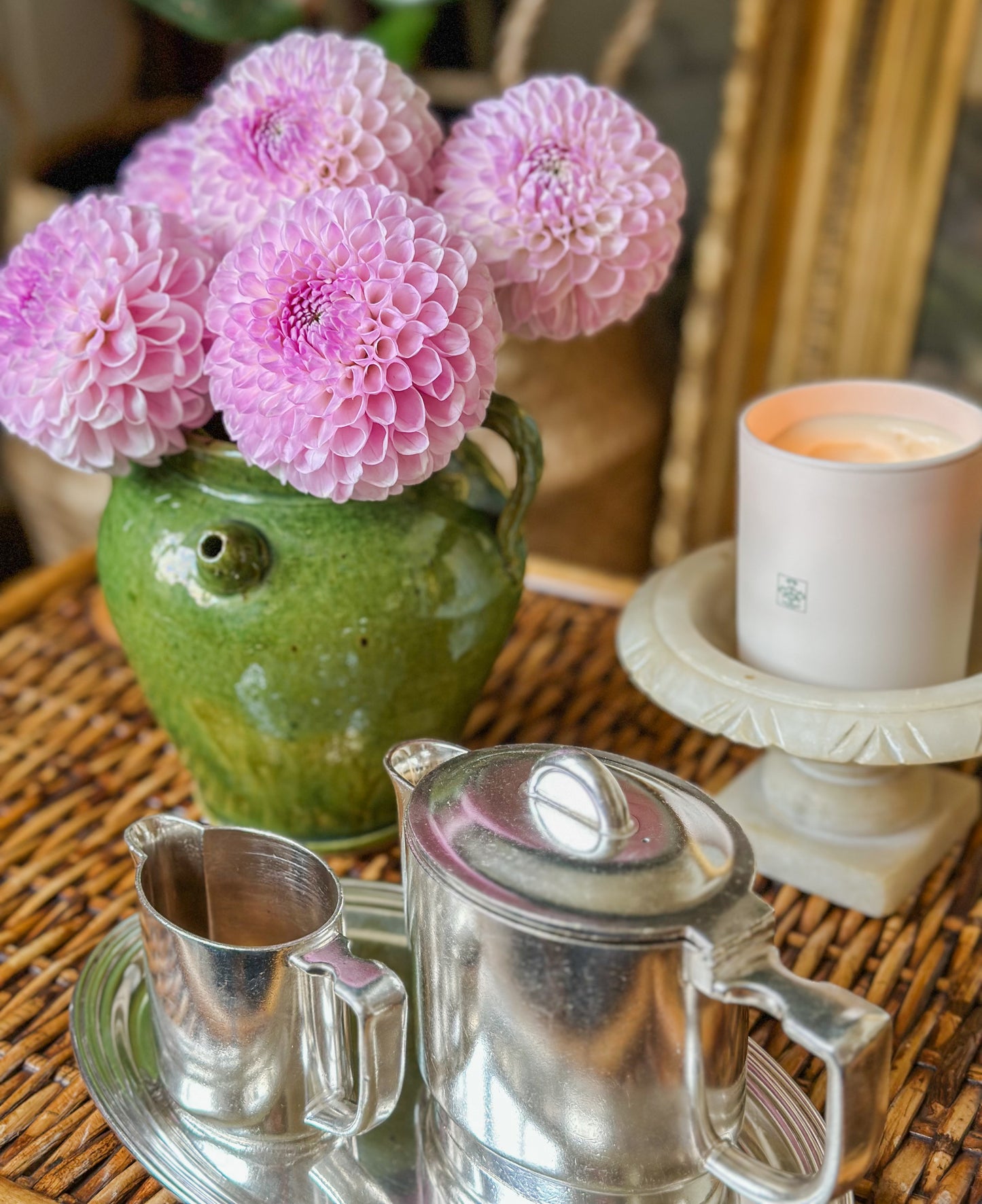 Olive Green Water Jug