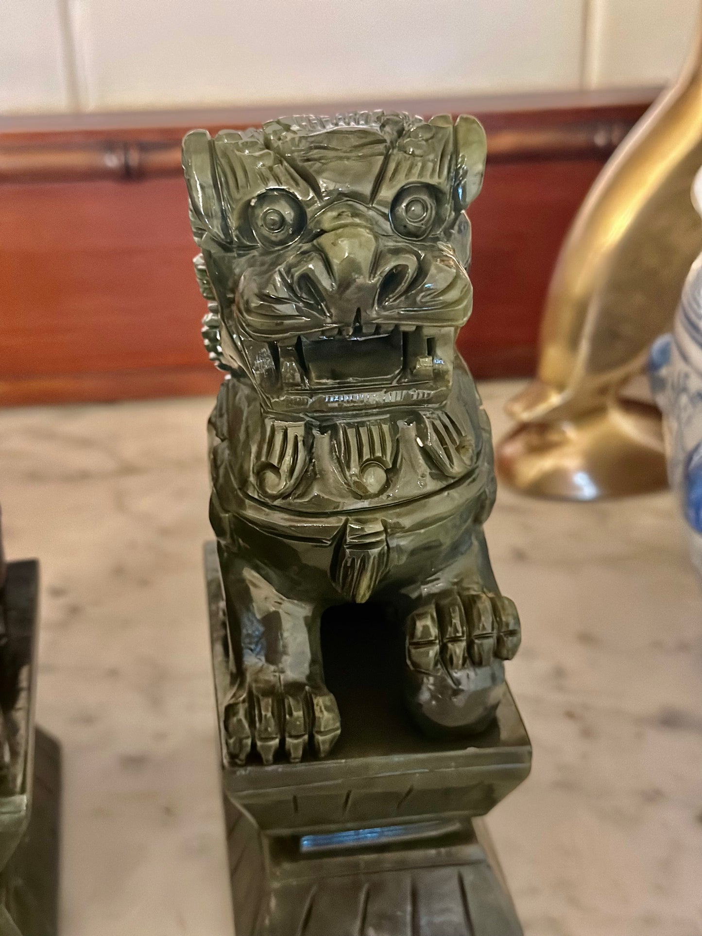 Jade Foo Dog Pair