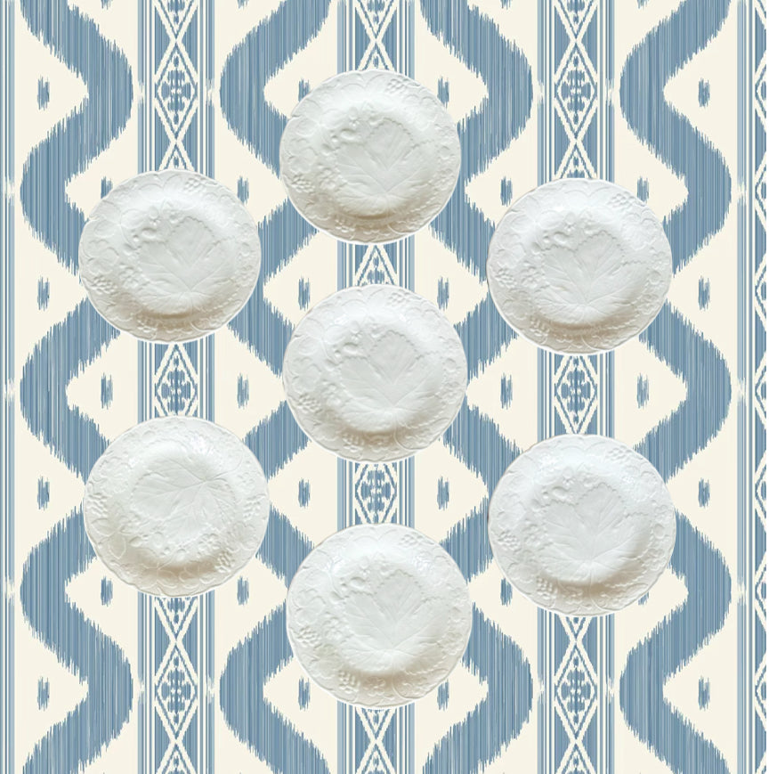 Vintage Davenport English Majolica Reproduction 7-Piece Set