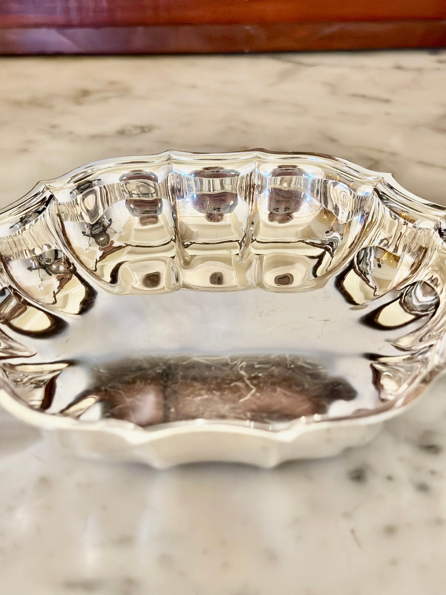 Silverplate Wine Coaster or Nut Bowl