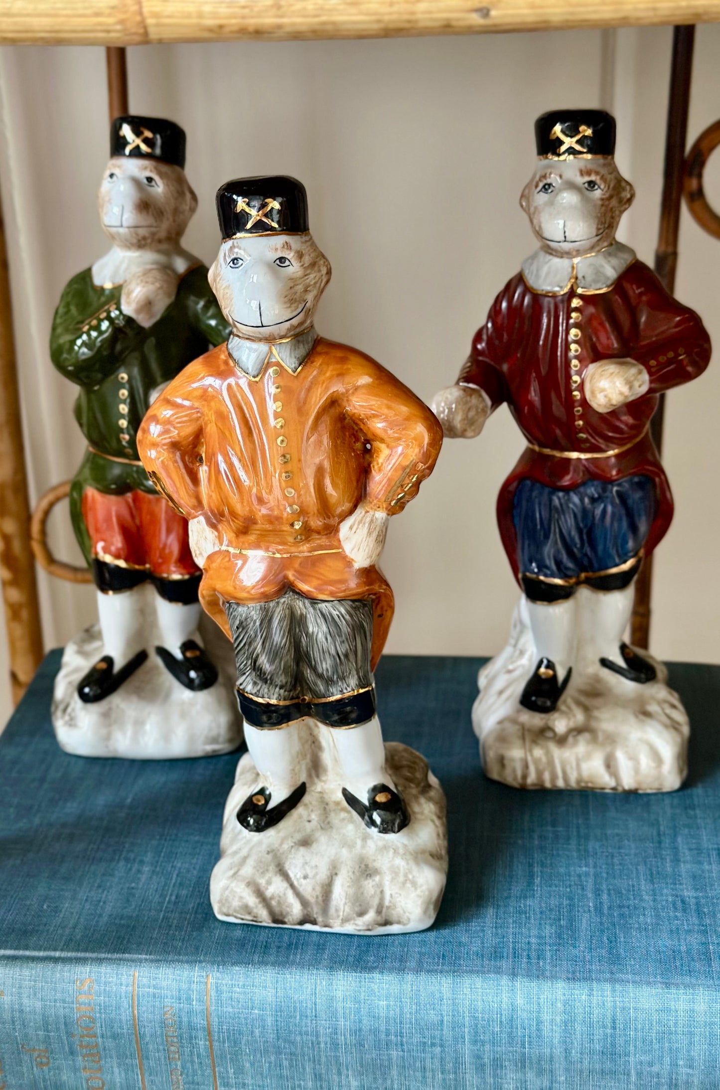 Monkey Figurine Trio