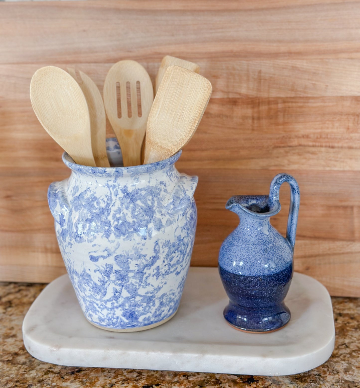 Seagrove Spongeware Crock