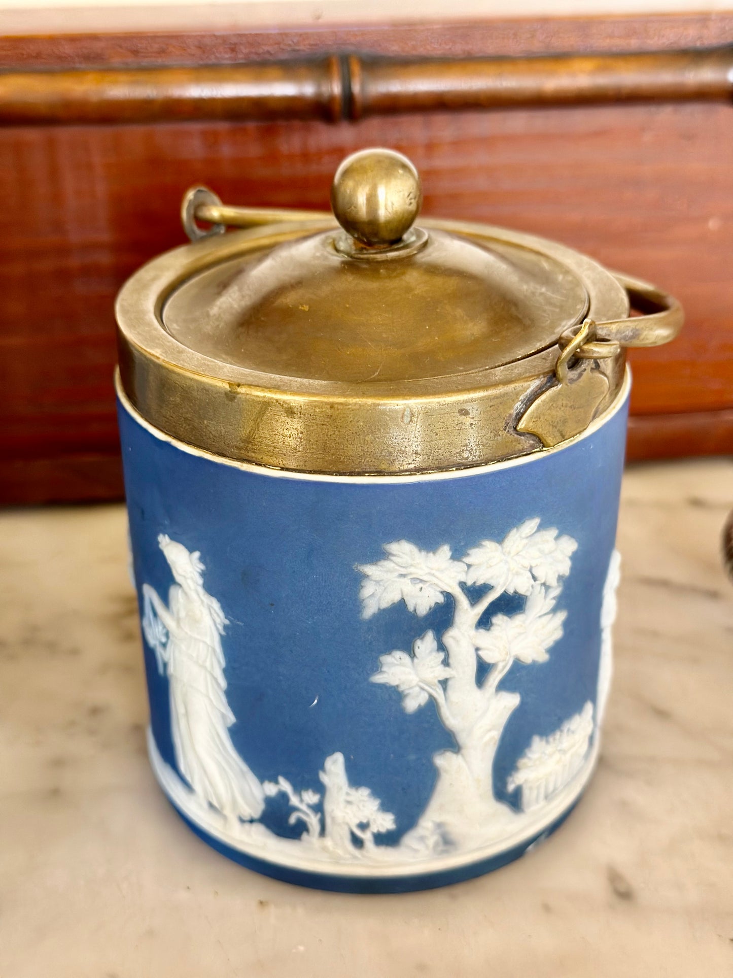 Wedgwood Style Tea Tin