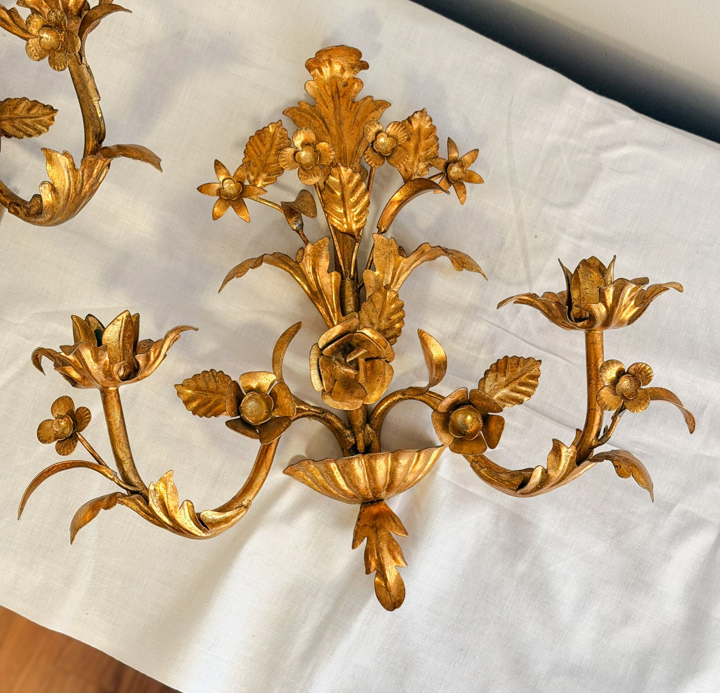 Vintage Italian Tole Sconce