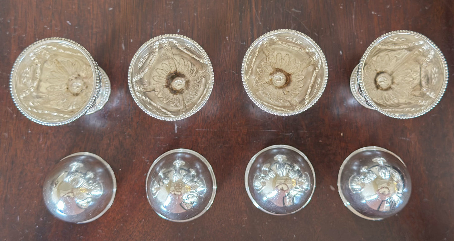 Antique Victorian Silverplate Egg Cruet