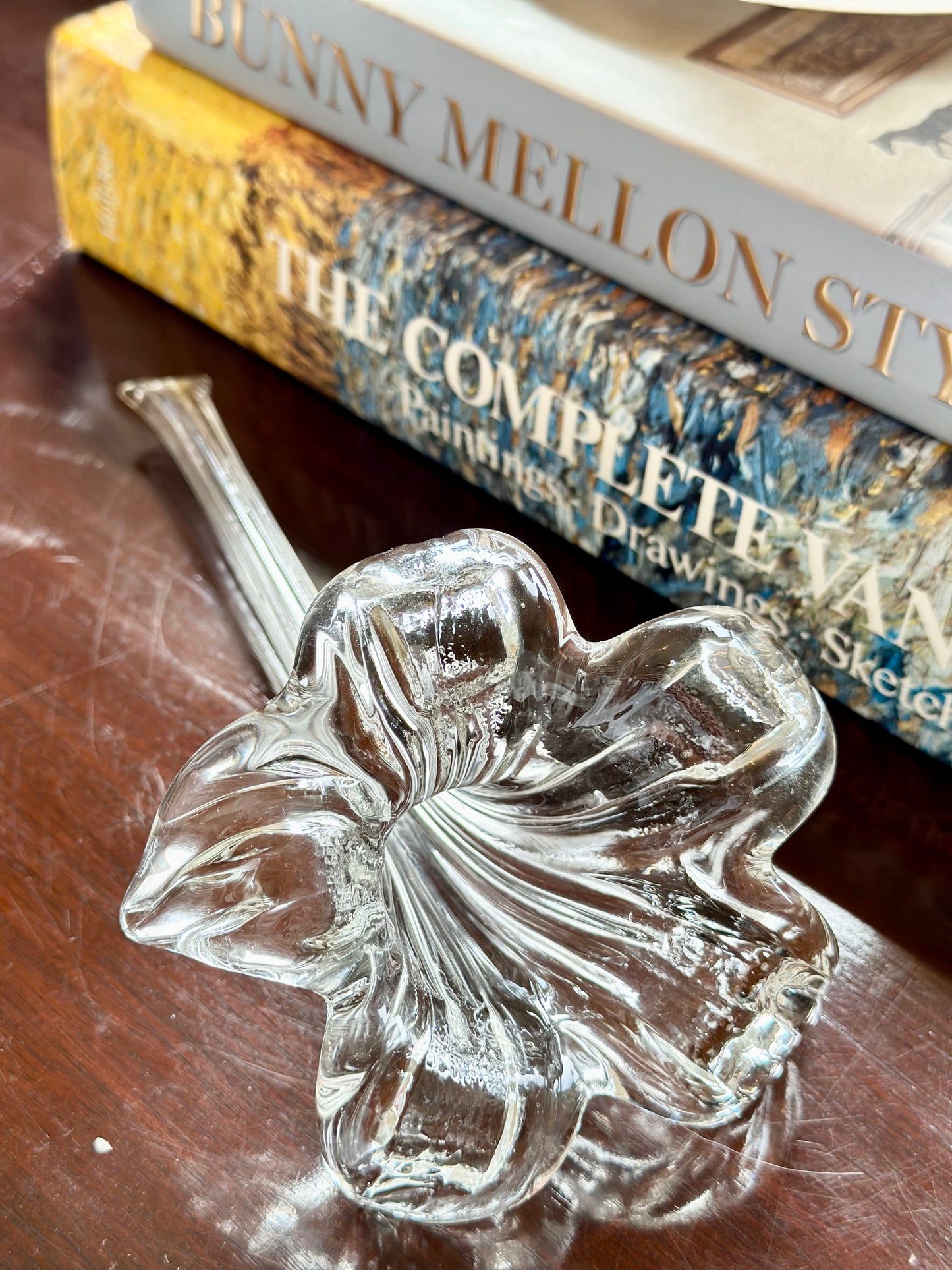 Crystal Lily Stem Vase