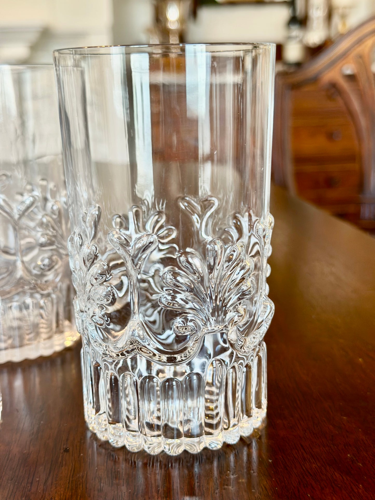 Early American Reproduction Highball & Water Glasses (Set of 12)