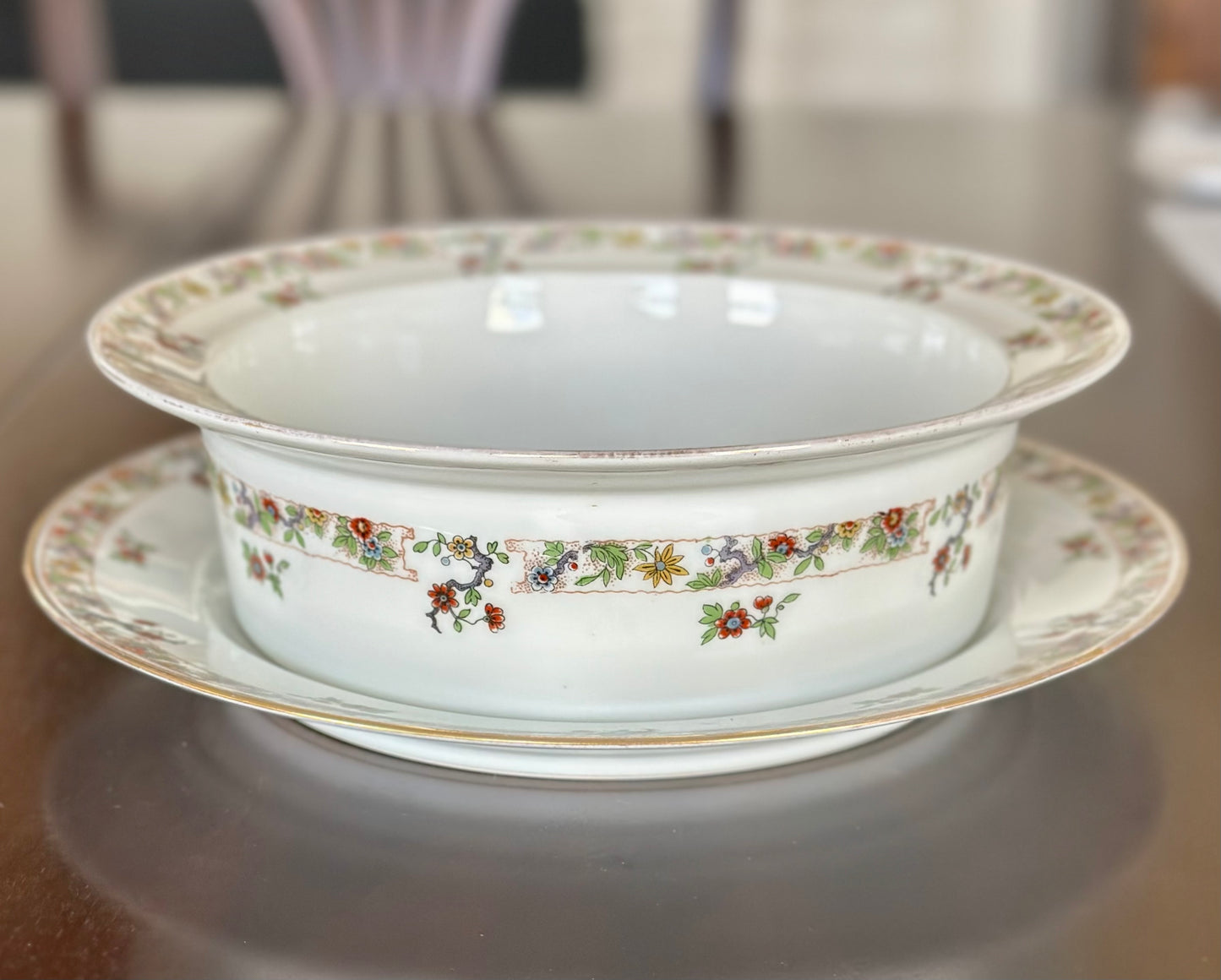 GDA Limoges Porcelain Baking Dish with Underplate