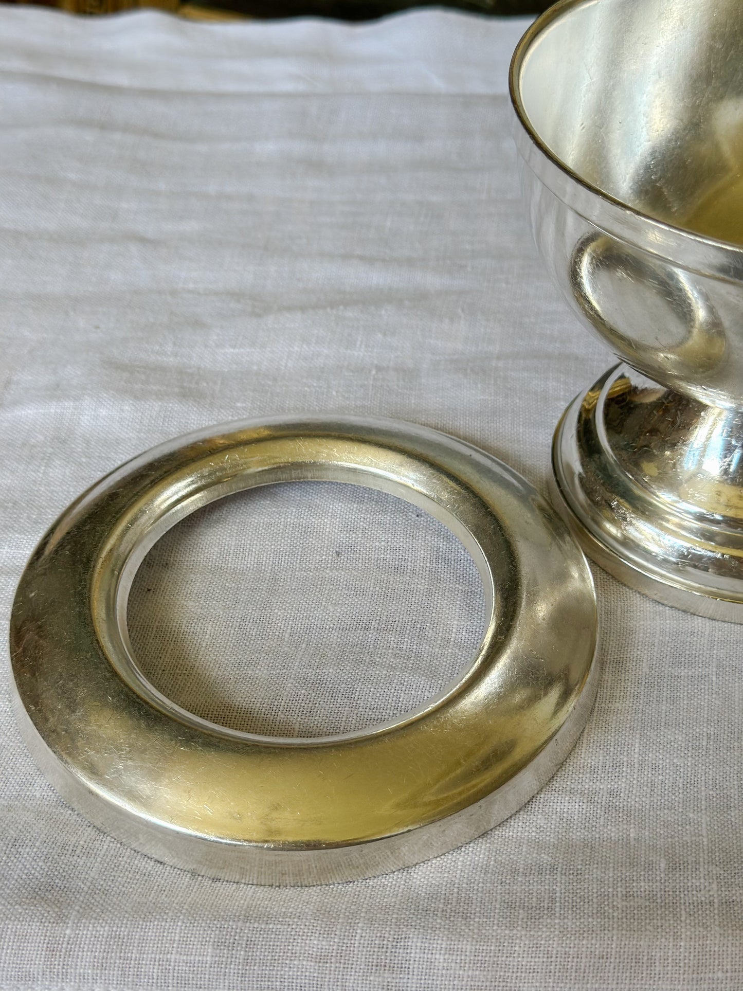 Vintage Silverplate Shrimp Cocktail Dish