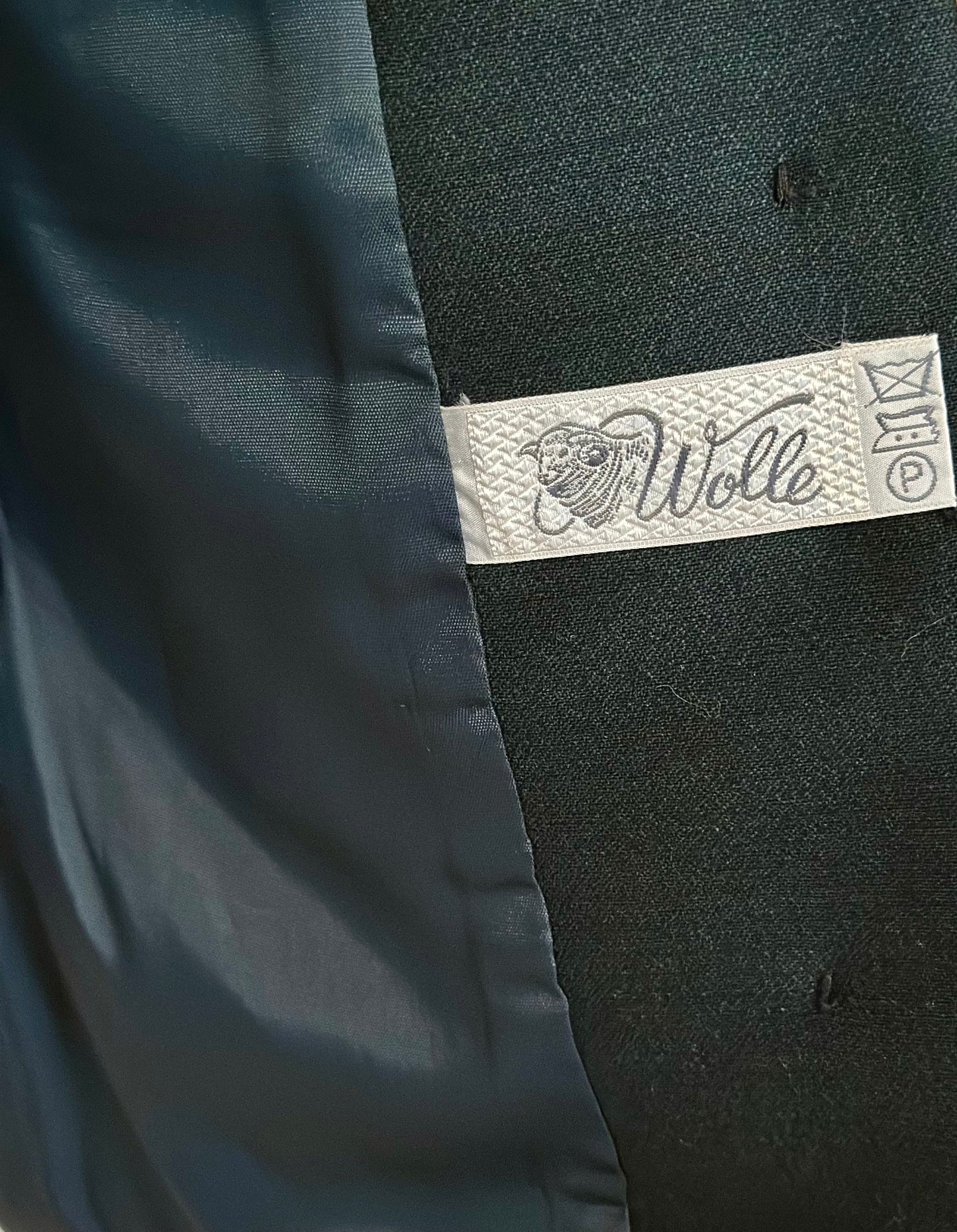 Vintage Deep Emerald Jacket with Fur Collar