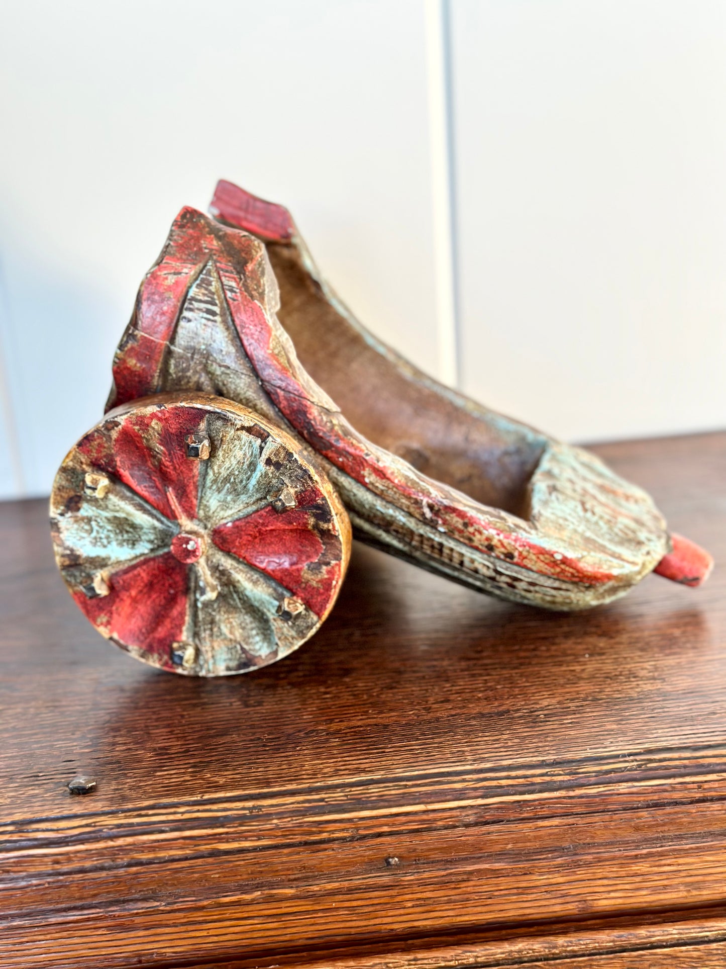 Spanish Hand-Painted Carnival Cannon Wine Bottle Holder