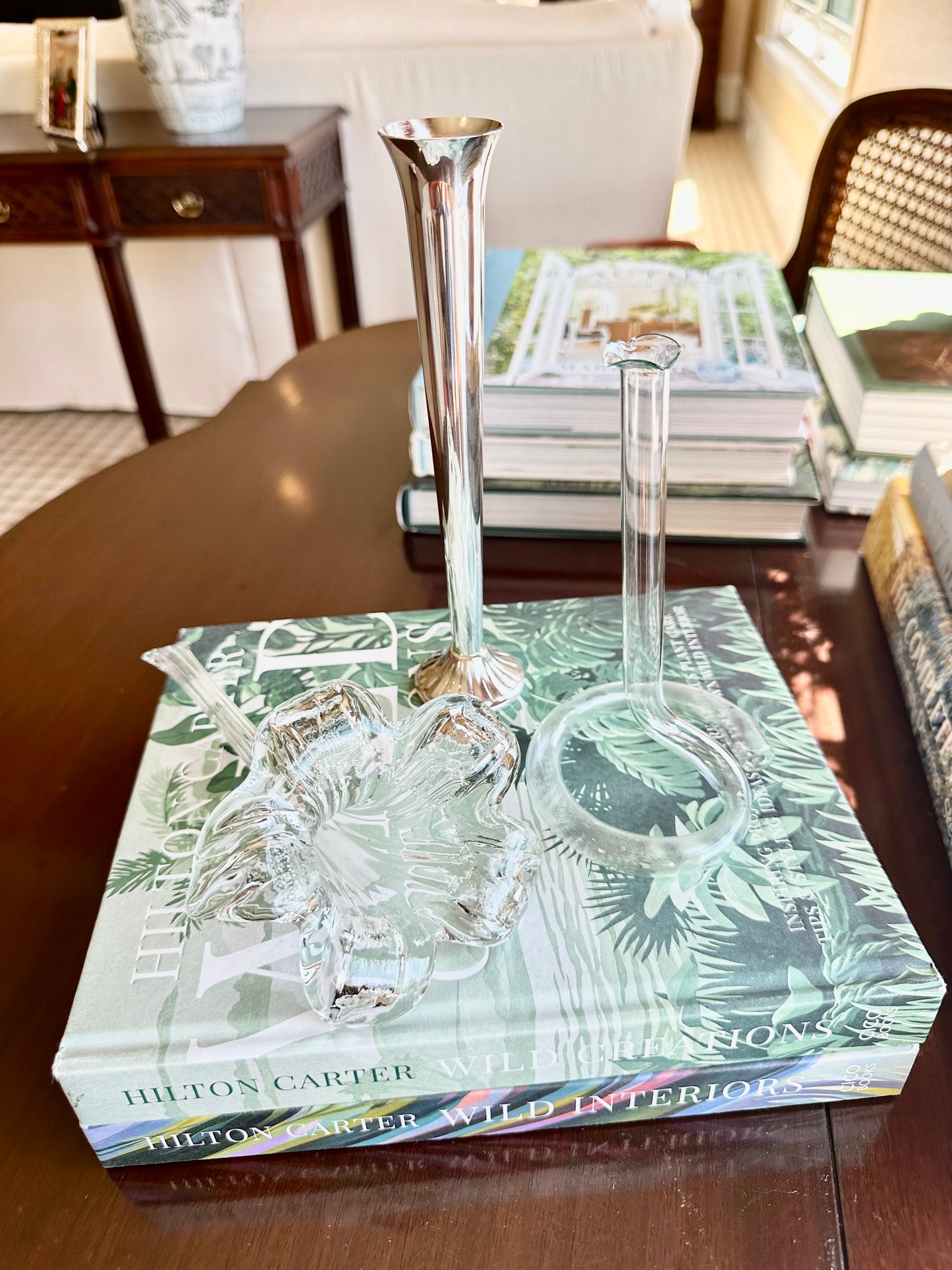 Crystal Lily Stem Vase