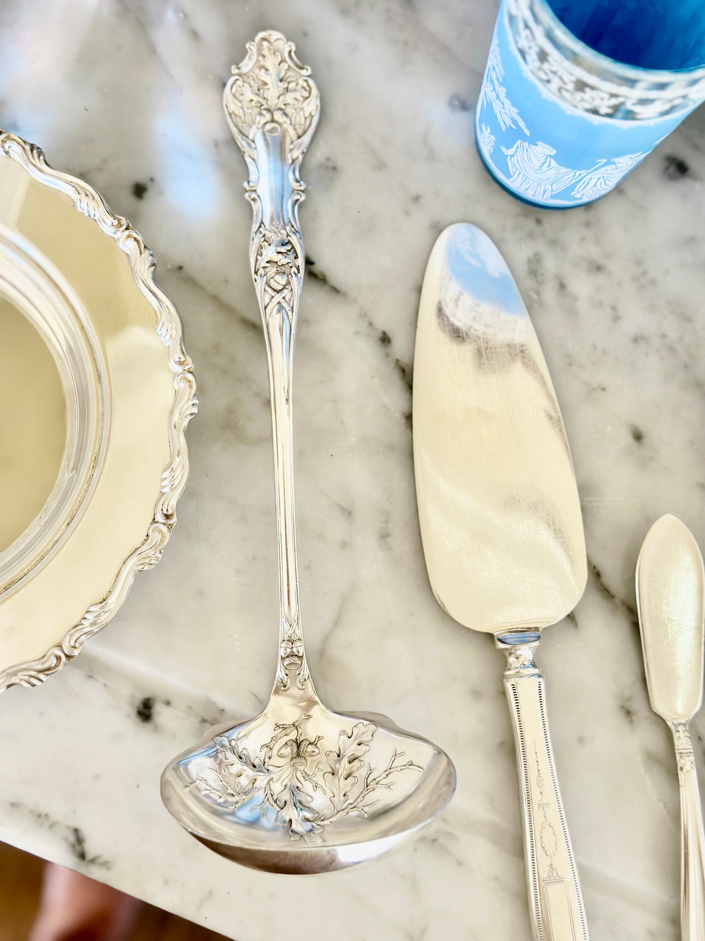 Silverplate Oak Leaf & Acorn Ladle