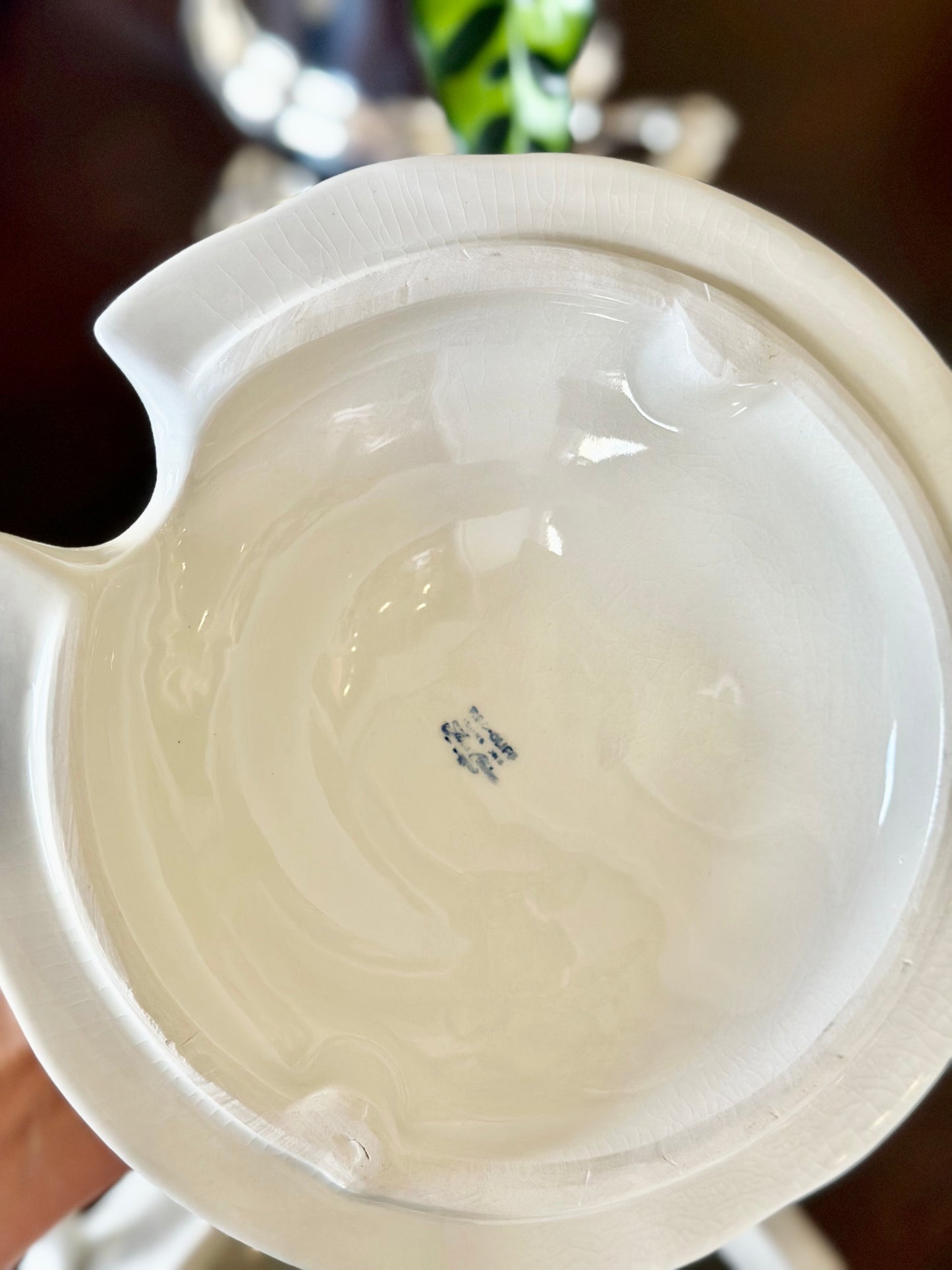 Red Cliff Ironstone Tureen with Ladle