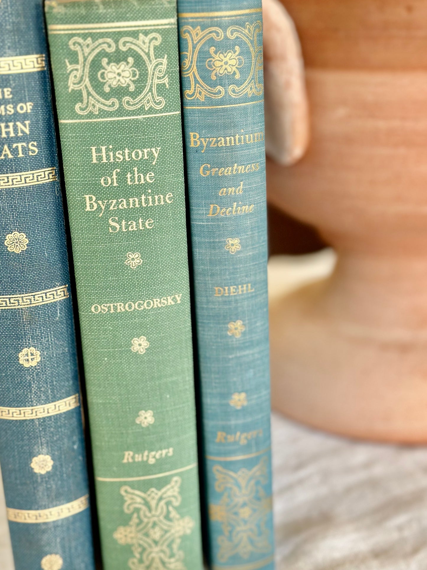 History of the Byzantine State Vintage Book Duo (Set of 2)