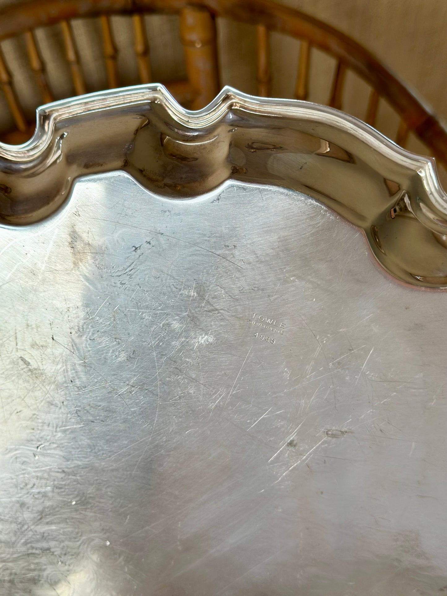 Vintage Silverplate Serving Tray