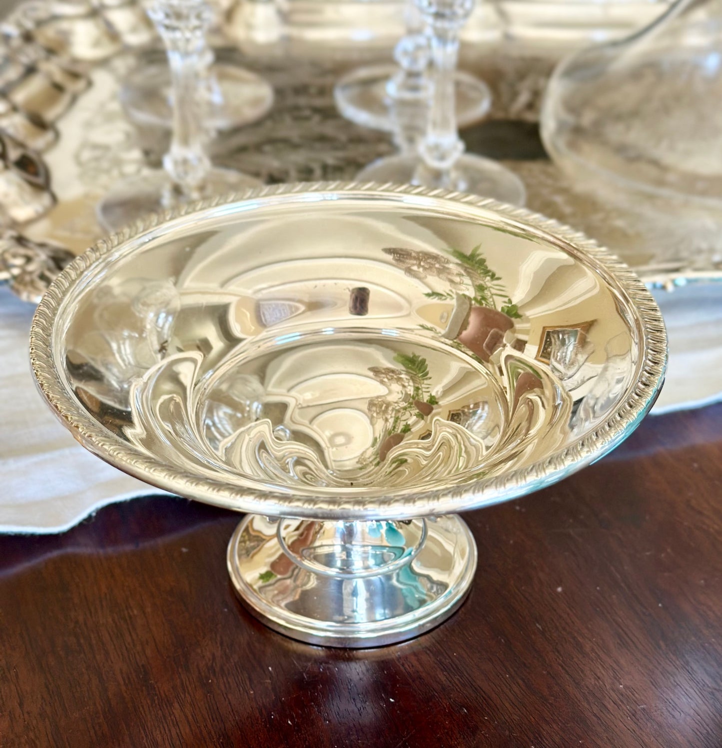 Sterling Silver Pedestal Compote