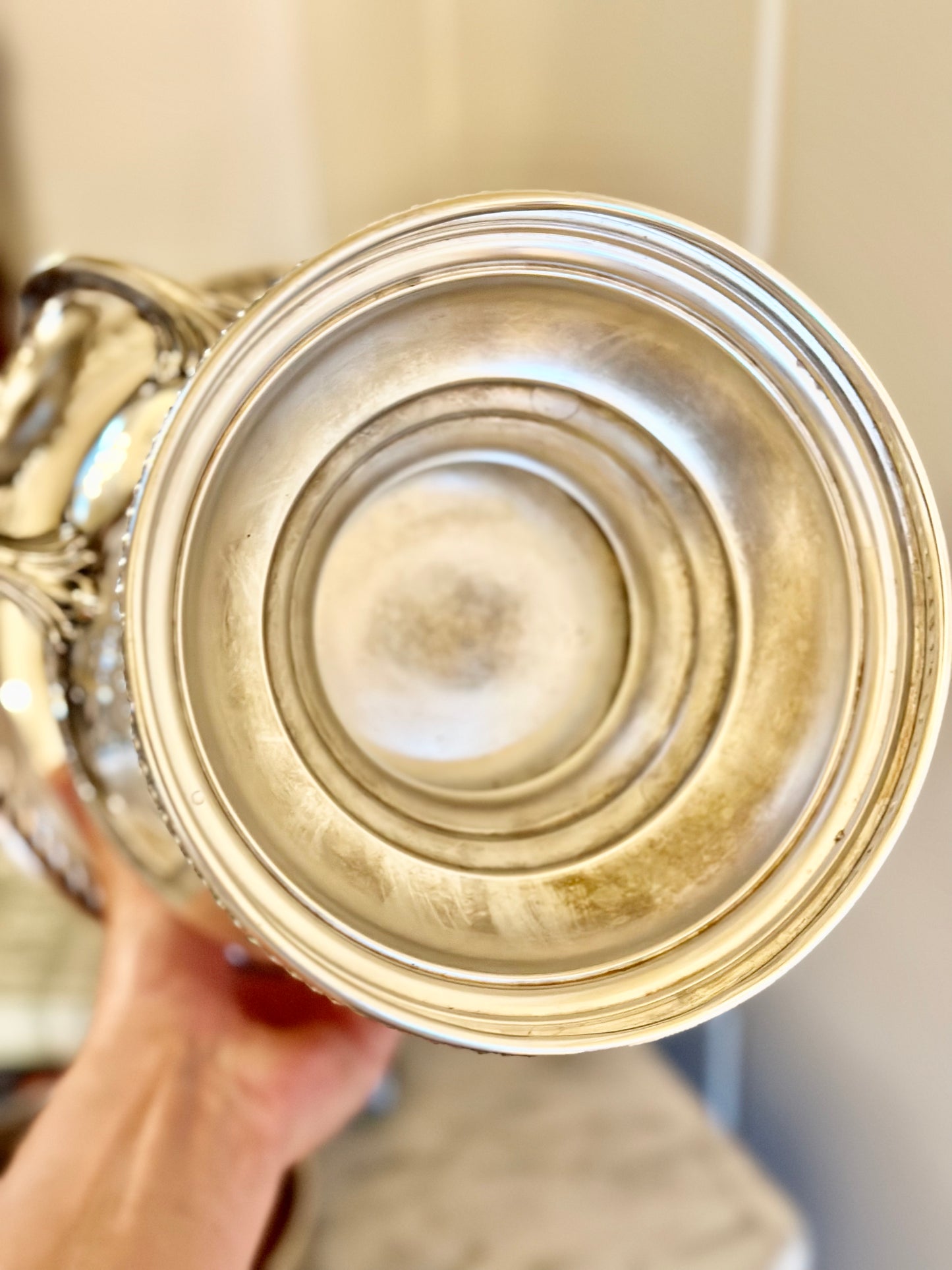 Silverplate Trophy Style Champagne Bucket