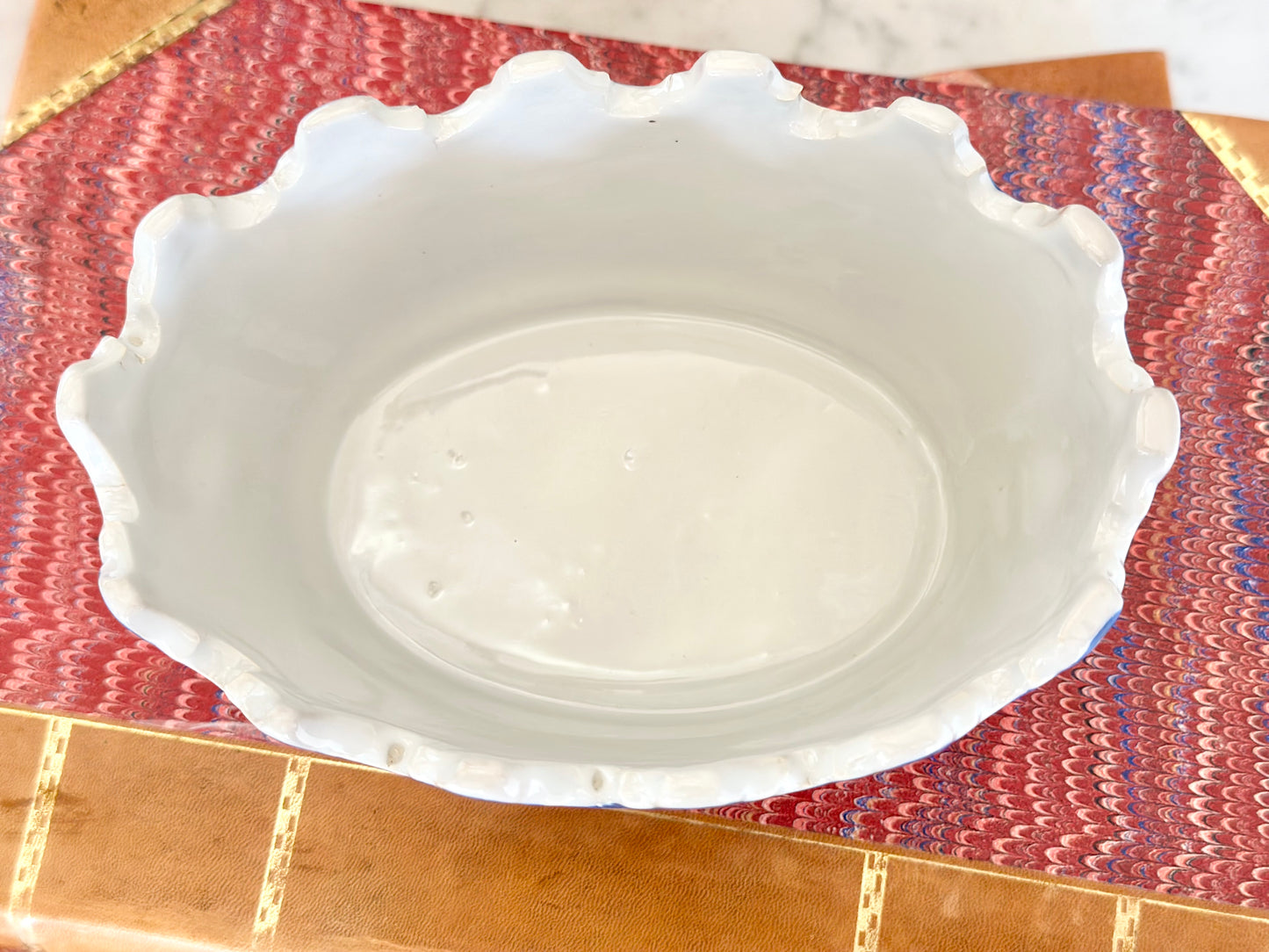 Swedish Gustavian Coat of Arms Porcelain Jardinière