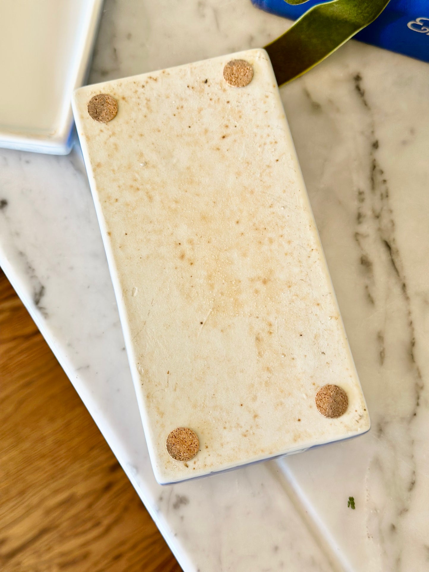 Blue and White Chinoiserie Porcelain Box