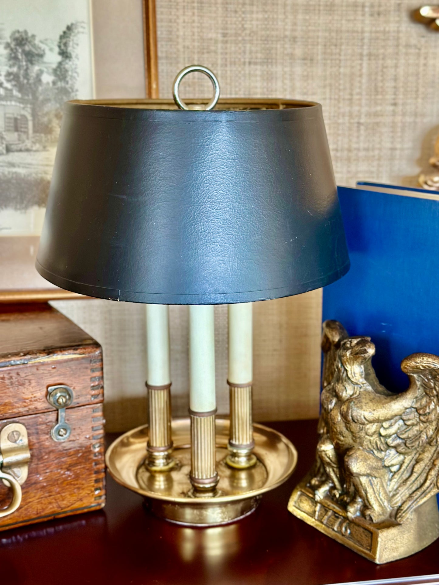 Vintage Bouillotte Lamp