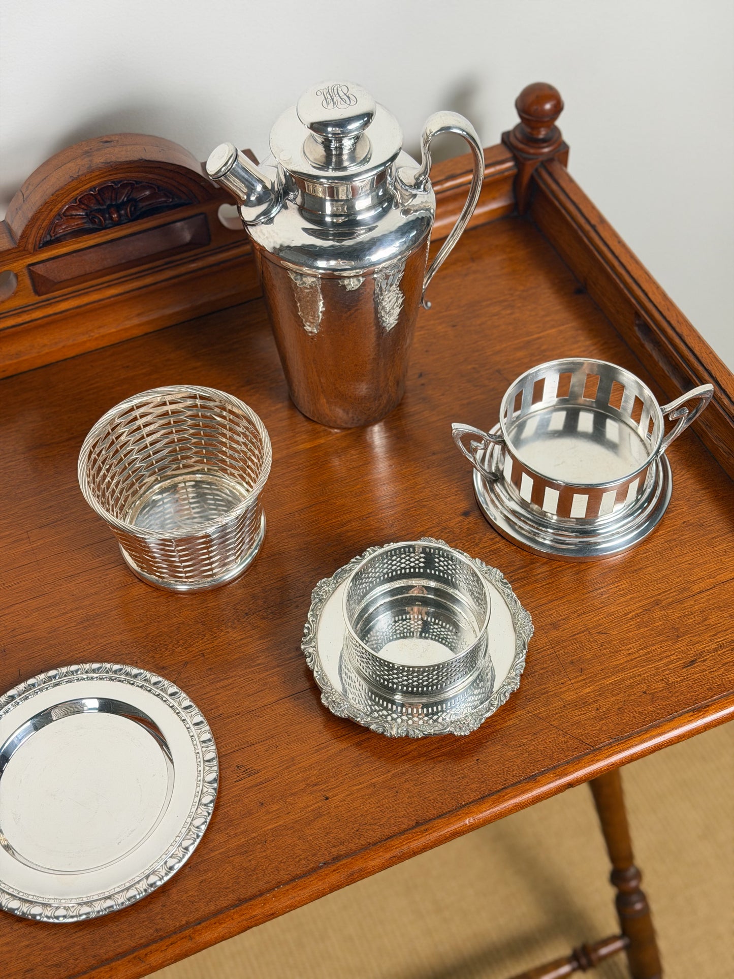 Antique English Oak Butler’s Tray Table